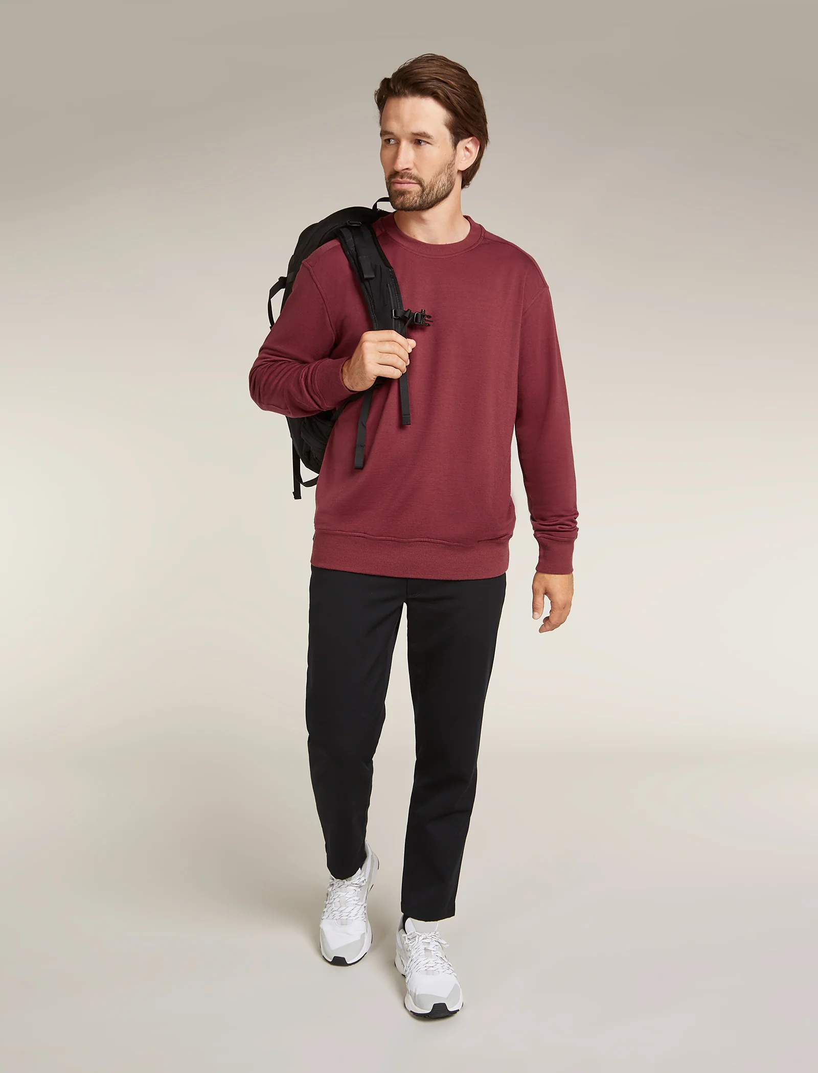 Men's Merino Blend 200 Shifter Long Sleeve Sweatshirt - Image 4