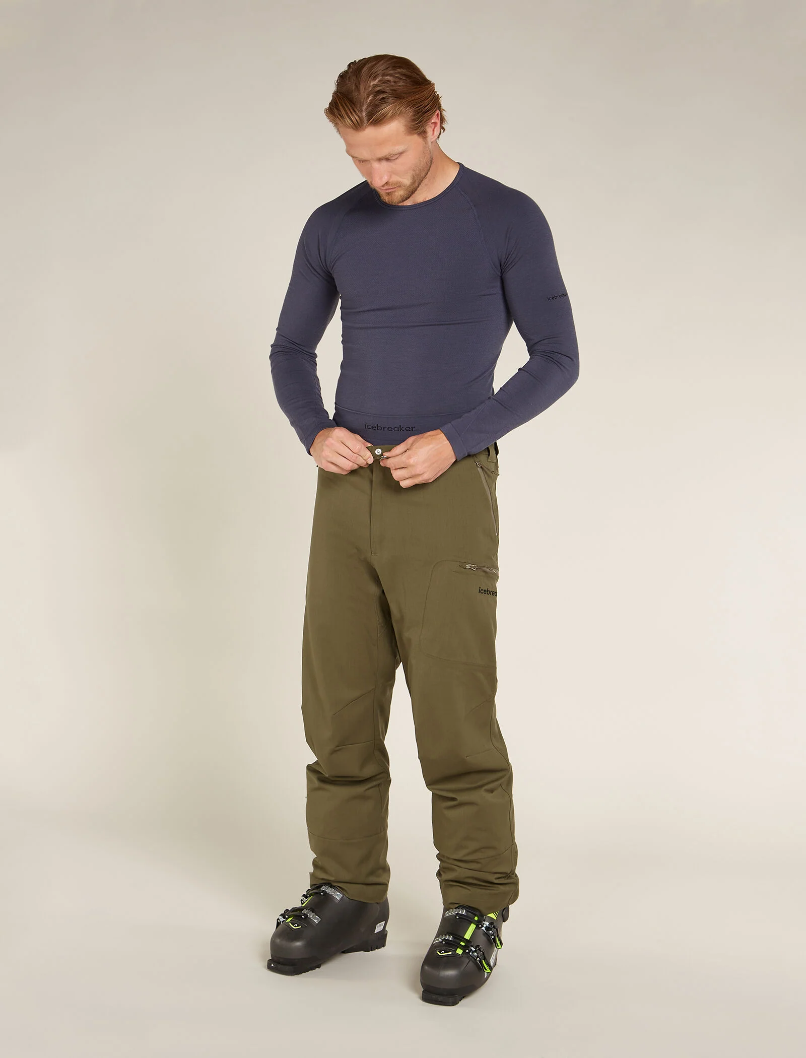 Men's Merino Blend 260 ZoneKnit™ Seamless 18" 3/4 Tights - Image 4