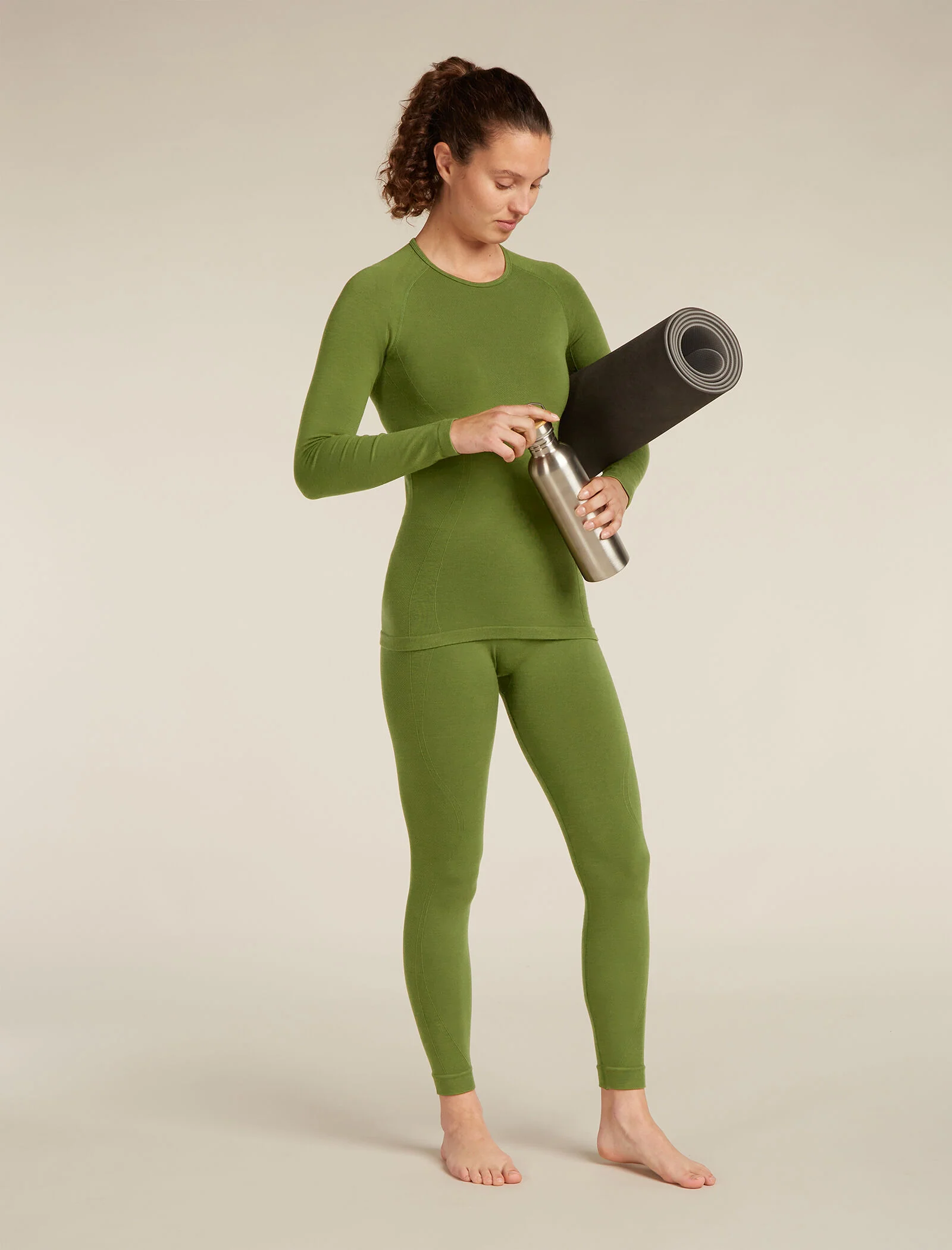 Women's Merino Blend 260 ZoneKnit⢠Seamless Long Sleeve Crew Thermal Top - Image 4