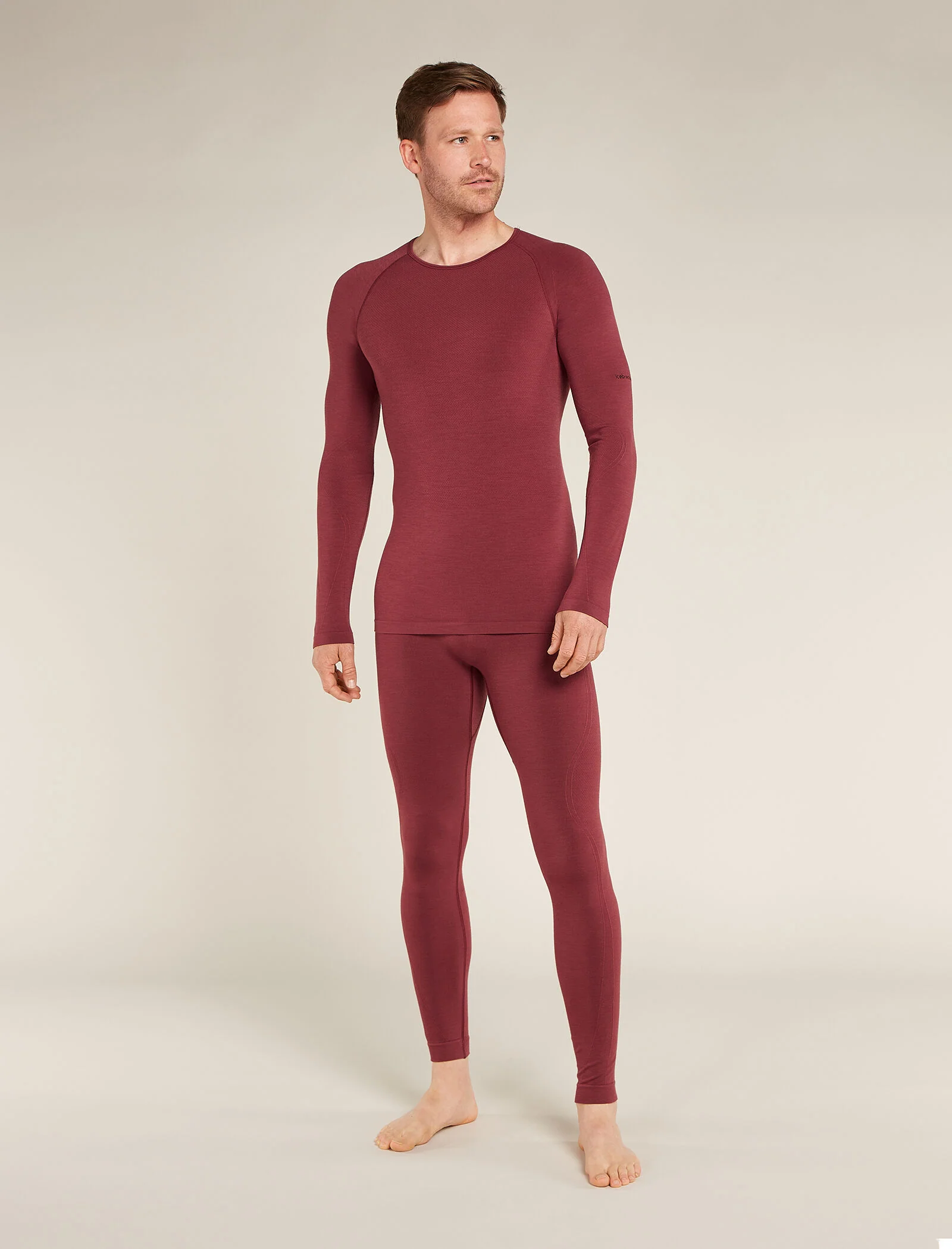 Men's Merino Blend 260 ZoneKnit⢠Seamless Long Sleeve Crew Thermal Top - Image 5