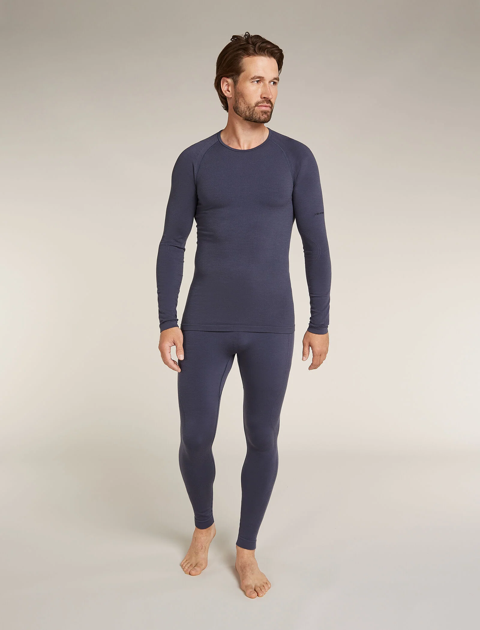 Men's Merino Blend 260 ZoneKnit⢠Seamless Long Sleeve Crew Thermal Top - Image 3