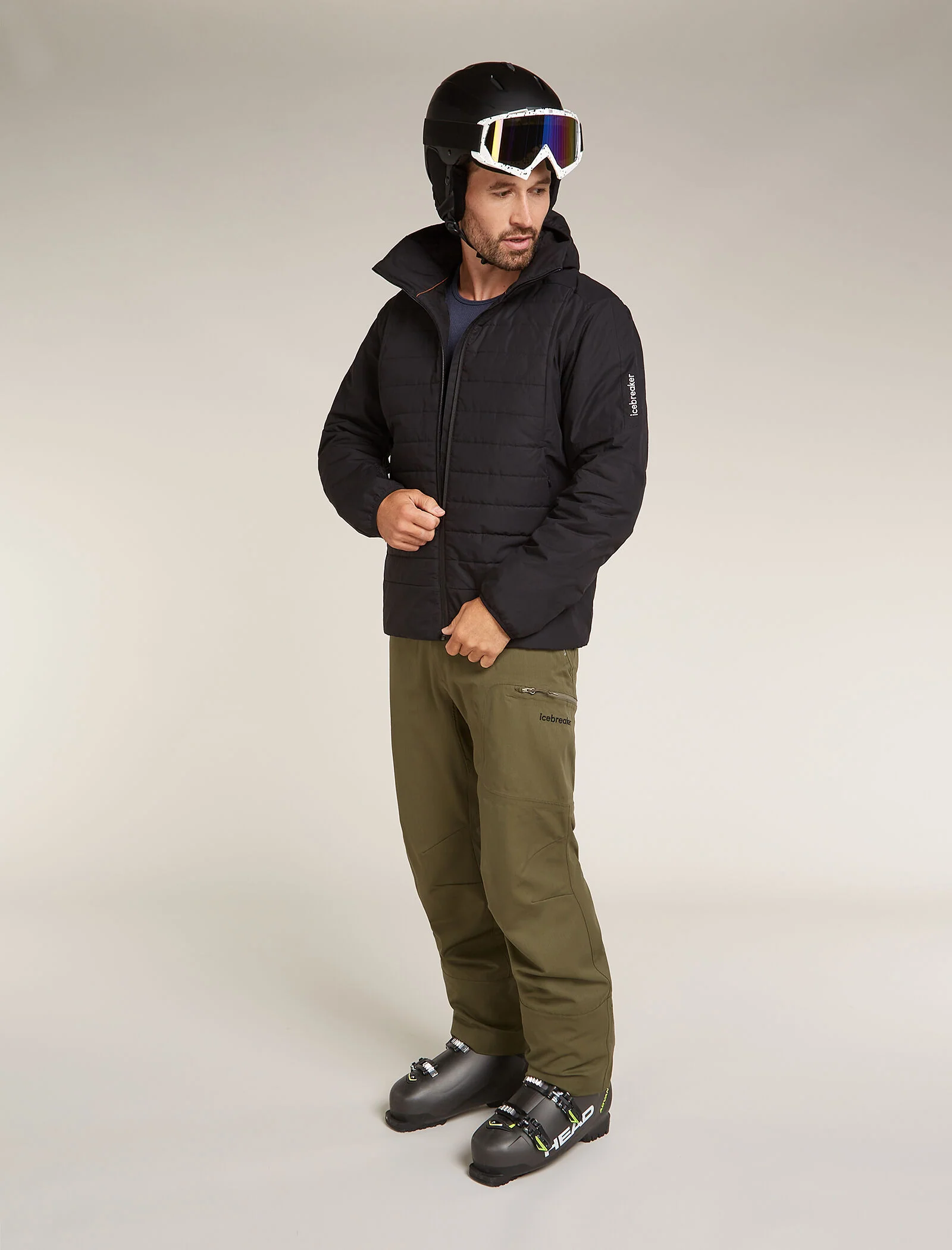 Men's Merino Blend 260 ZoneKnit⢠Seamless Long Sleeve Crew Thermal Top - Image 4