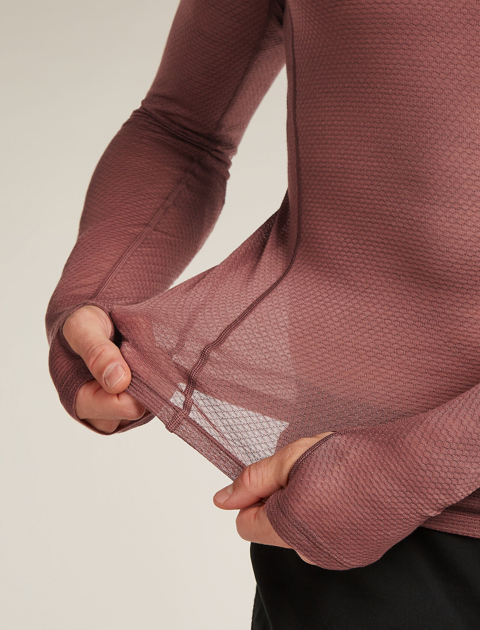 Men's Merino Blend 75 Cool-Lite™ Featherlight™ Long Sleeve Crew Thermal Top - Image 6