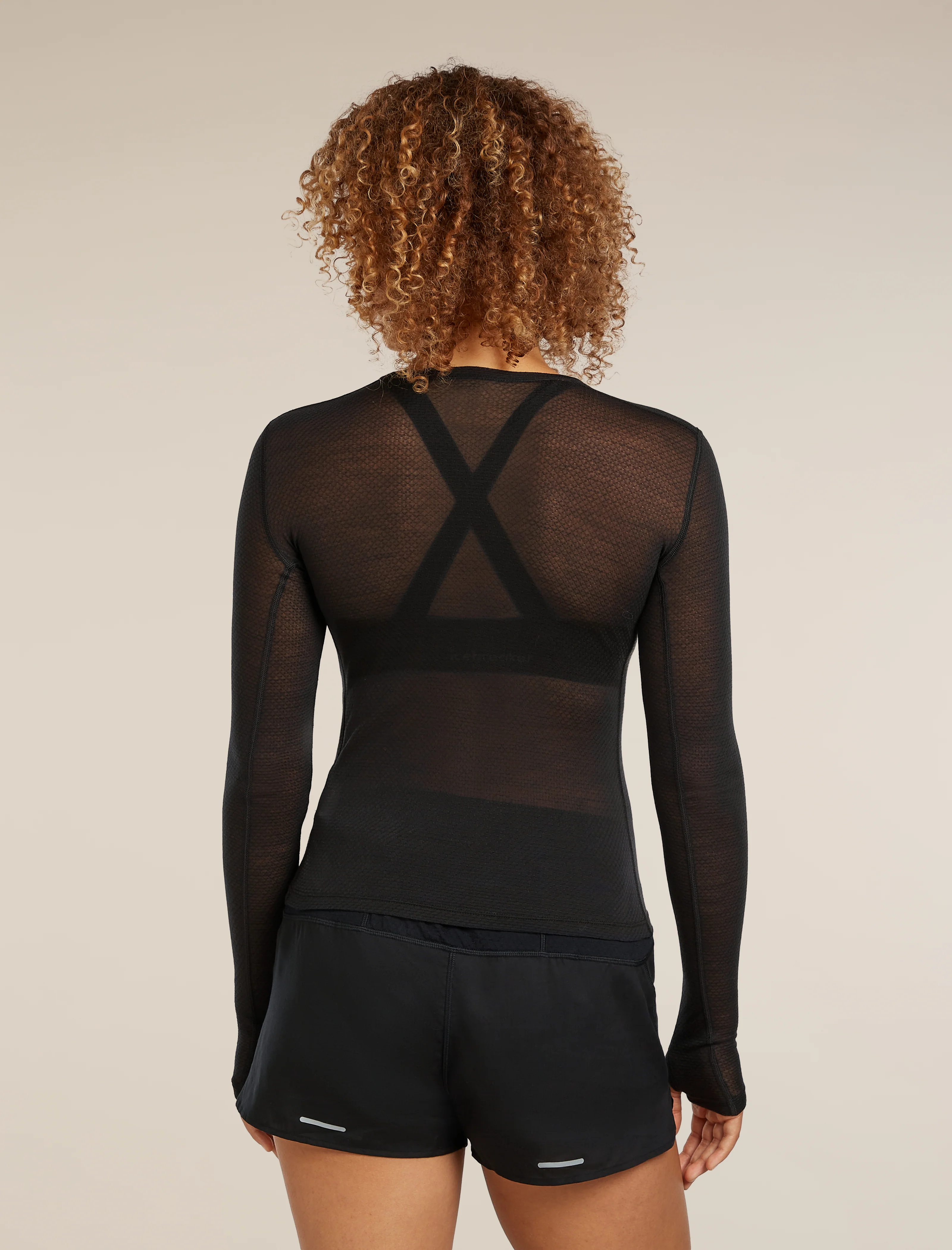 Women's Merino Blend 75 Cool-Lite™ Featherlight™ Long Sleeve Crew Thermal Top - Image 2
