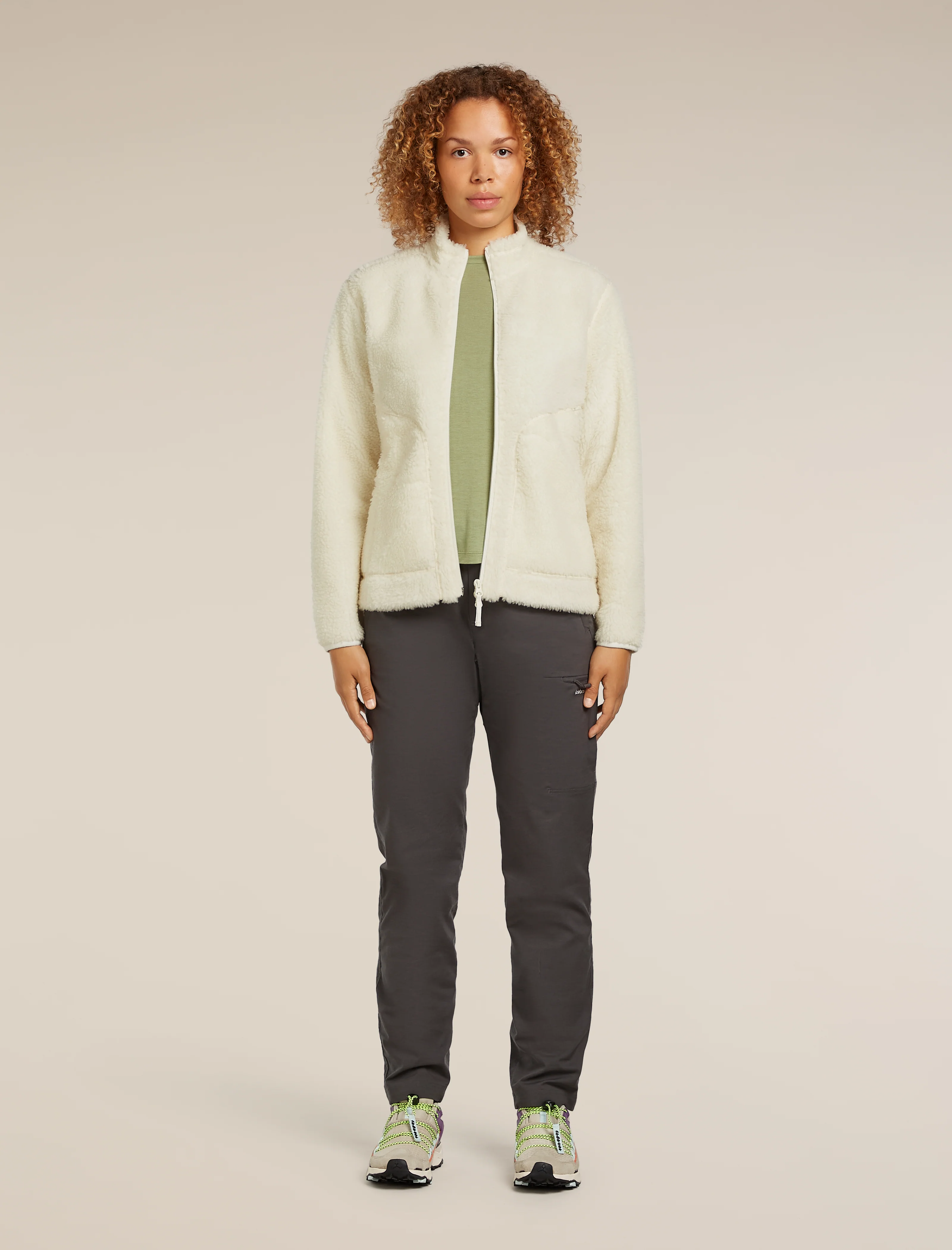 960 High Pile Zip Jacket - Image 3