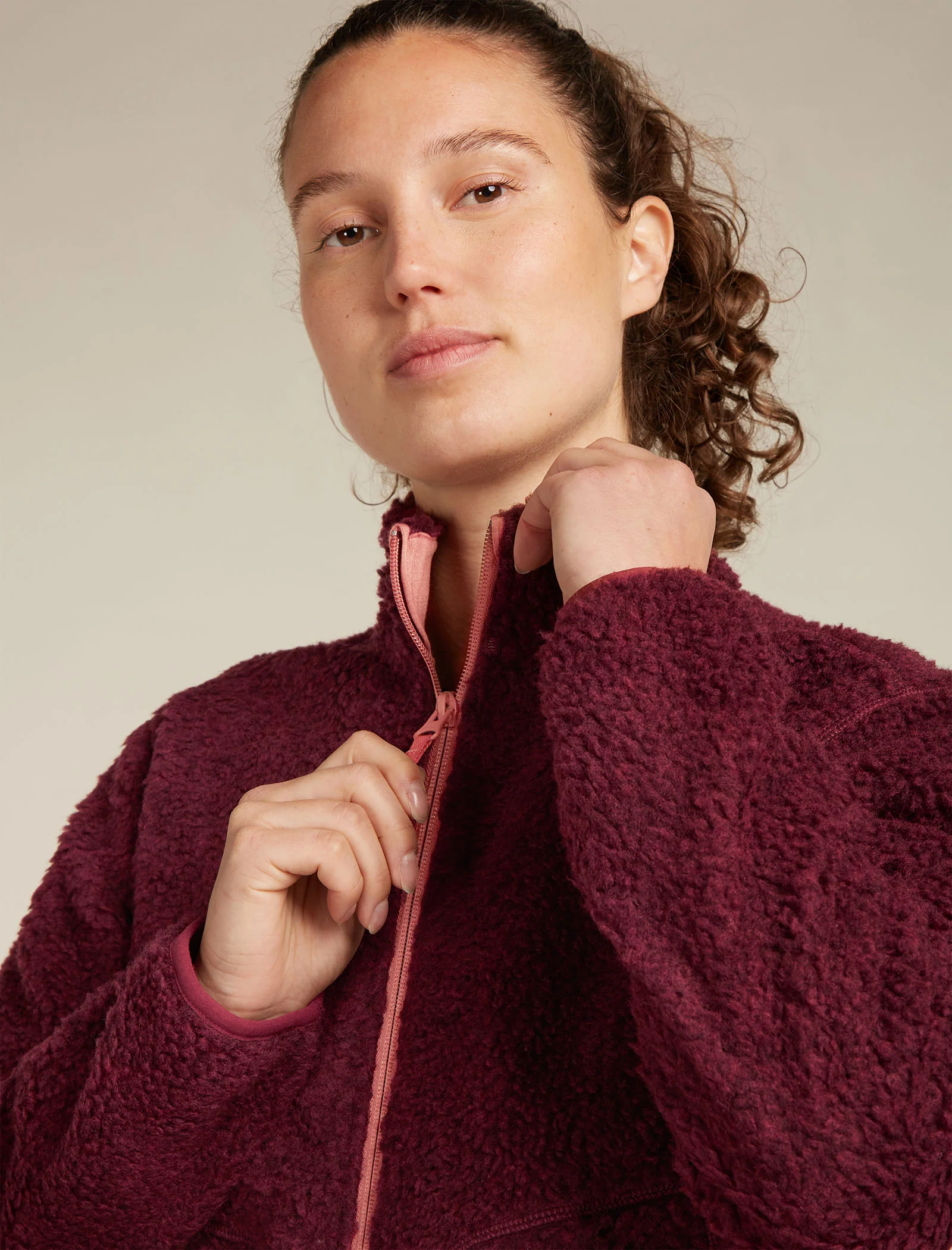 Women's Merino Blend 960 RealFleece⢠High Pile Long Sleeve Zip Jacket - Image 6