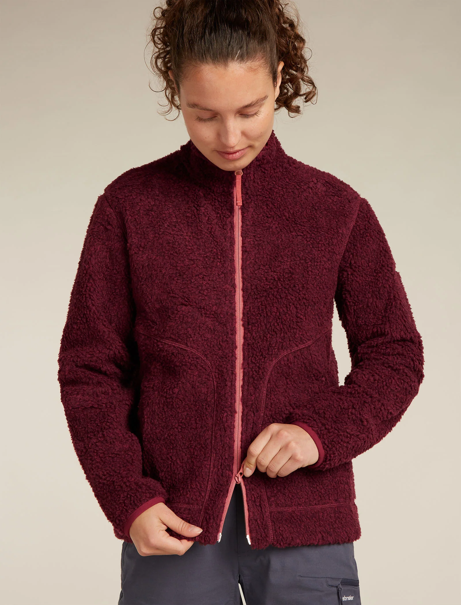 Women's Merino Blend 960 RealFleece⢠High Pile Long Sleeve Zip Jacket - Image 7