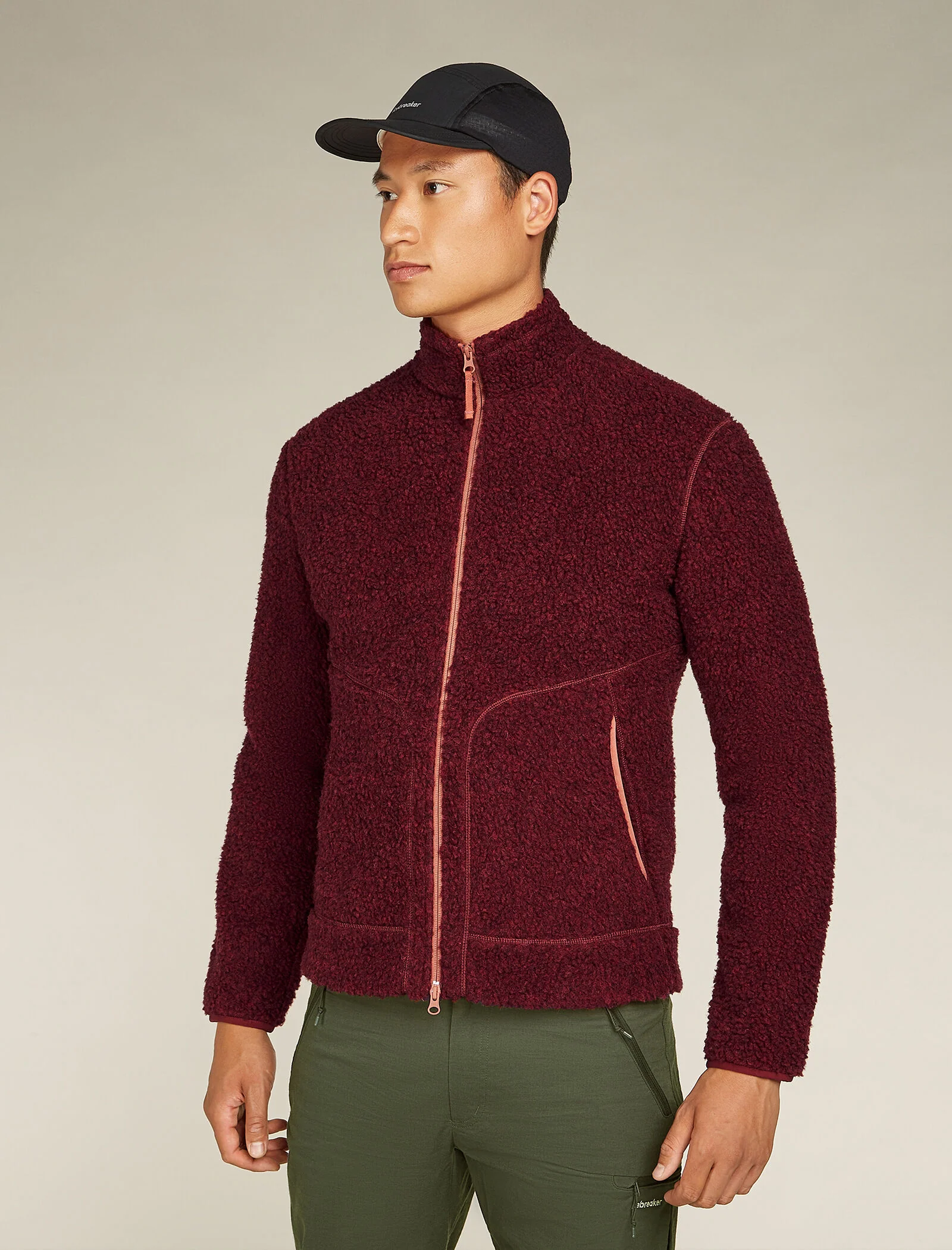 Men's Merino Blend 960 RealFleece⢠High Pile Long Sleeve Zip Jacket
