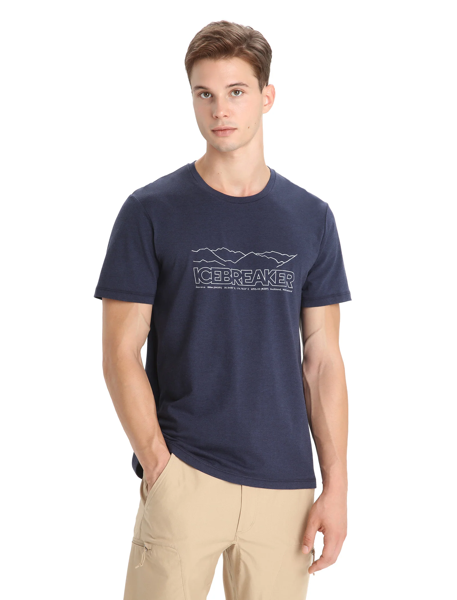 Men's Merino Blend Central T-Shirt Icebreaker Story