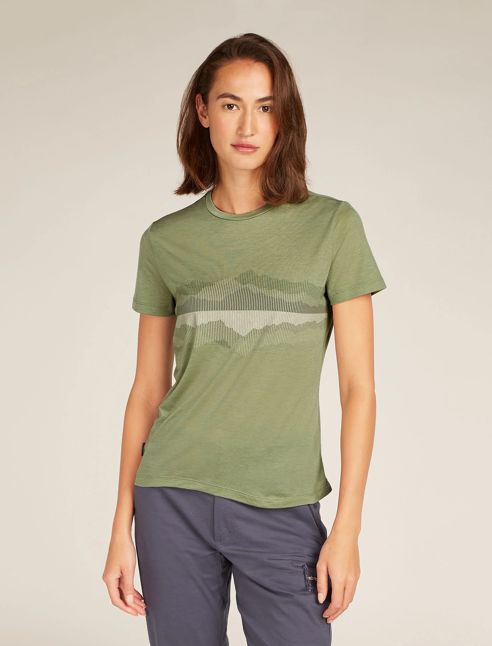 Women's Merino Blend Core Short Sleeve T-Shirt Cook Reflected