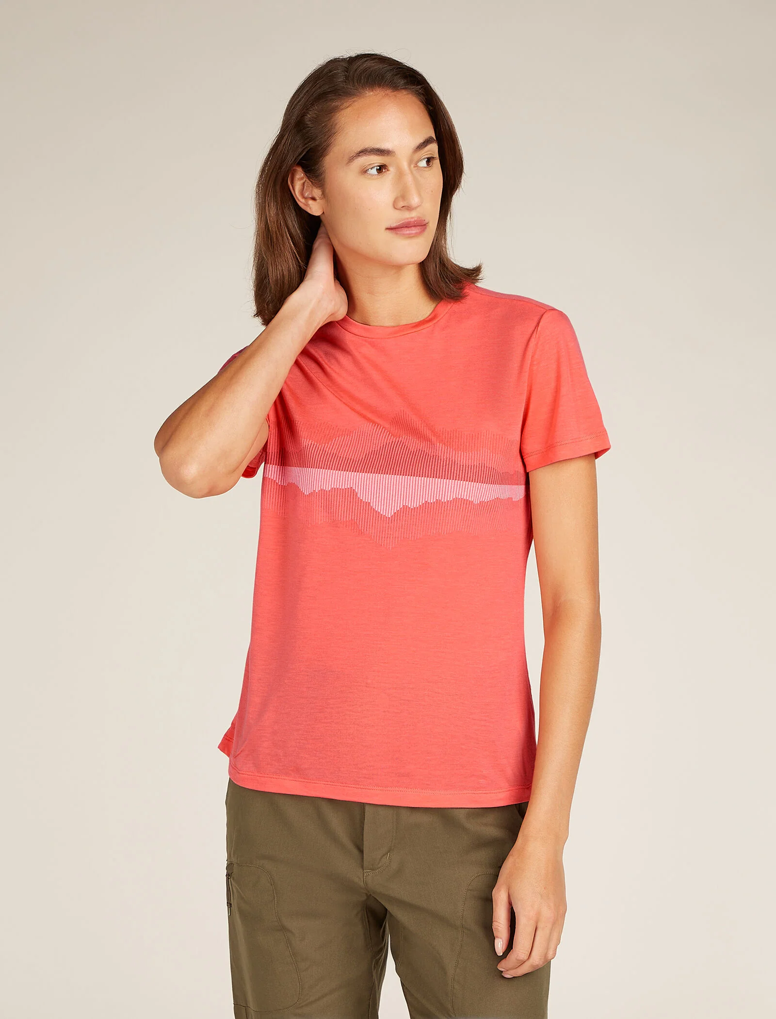 Women's Merino Blend Core Short Sleeve T-Shirt Cook Reflected