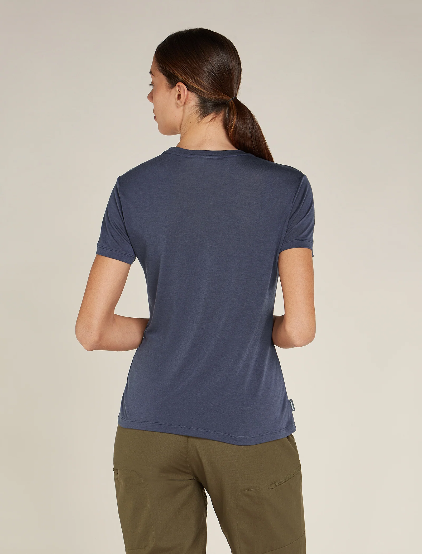 Women's Merino Blend Core Short Sleeve T-Shirt Plume - Image 2