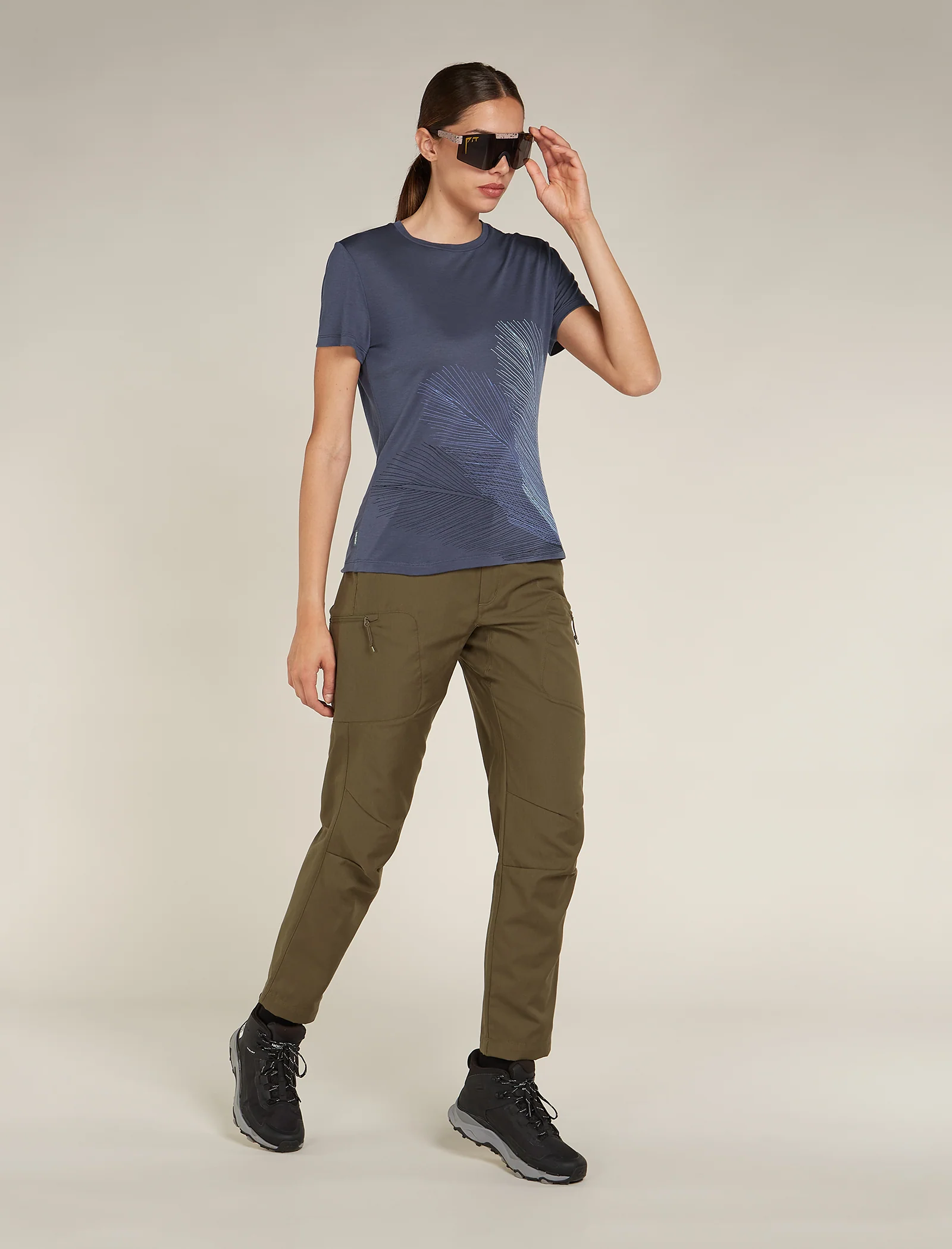 Women's Merino Blend Core Short Sleeve T-Shirt Plume - Image 4