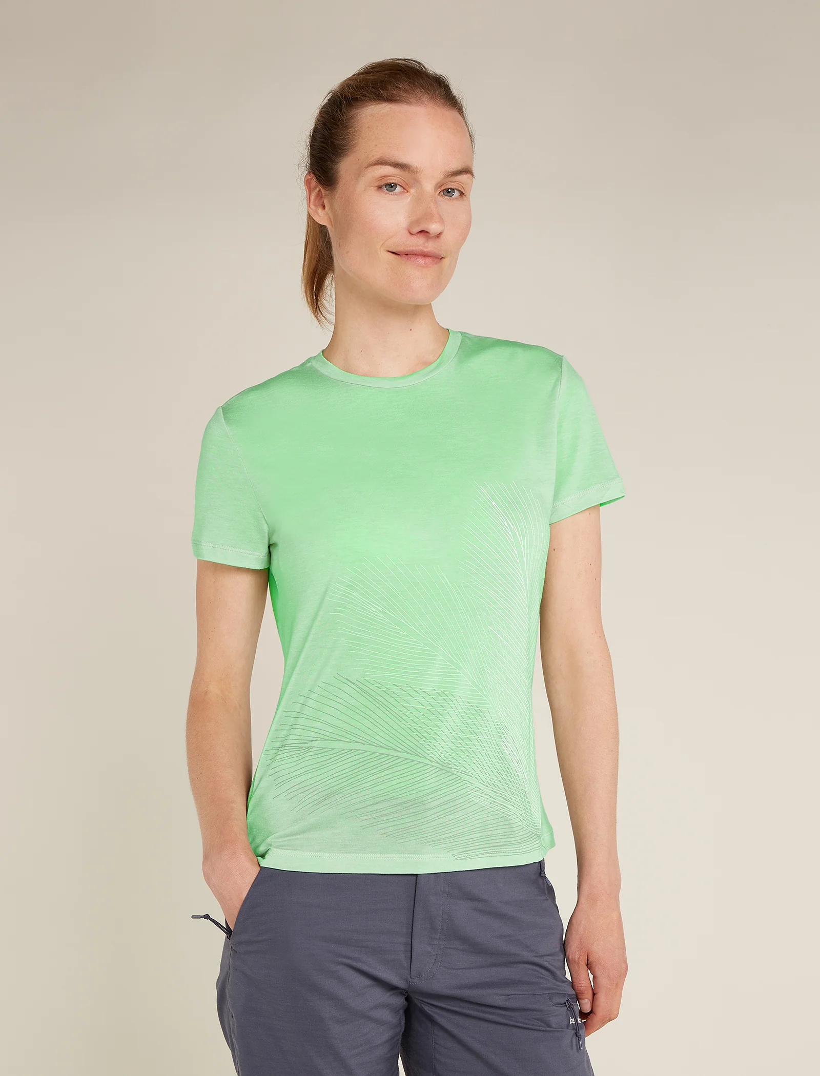 Women's Merino Blend Core Short Sleeve T-Shirt Plume