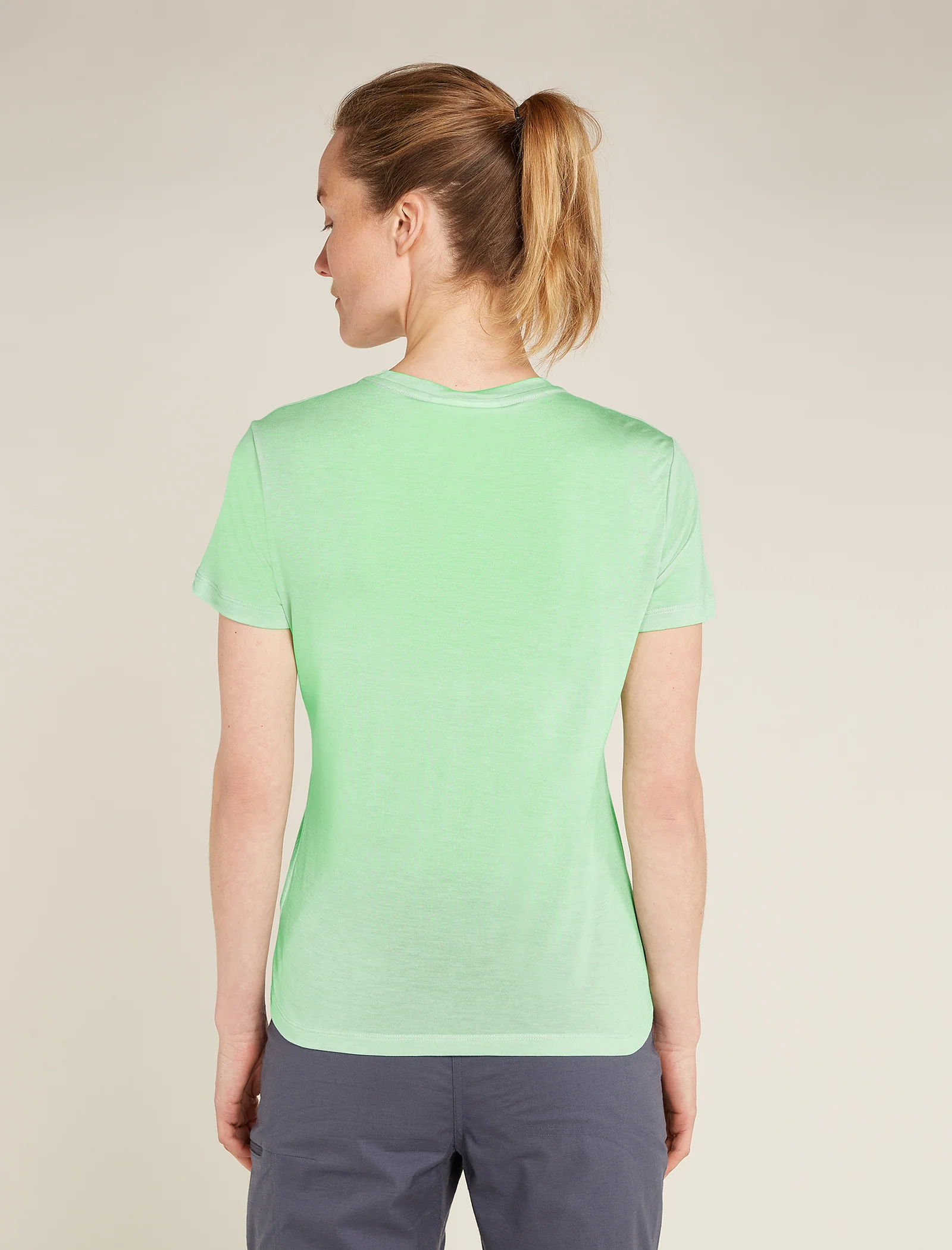 Women's Merino Blend Core Short Sleeve T-Shirt Plume - Image 2