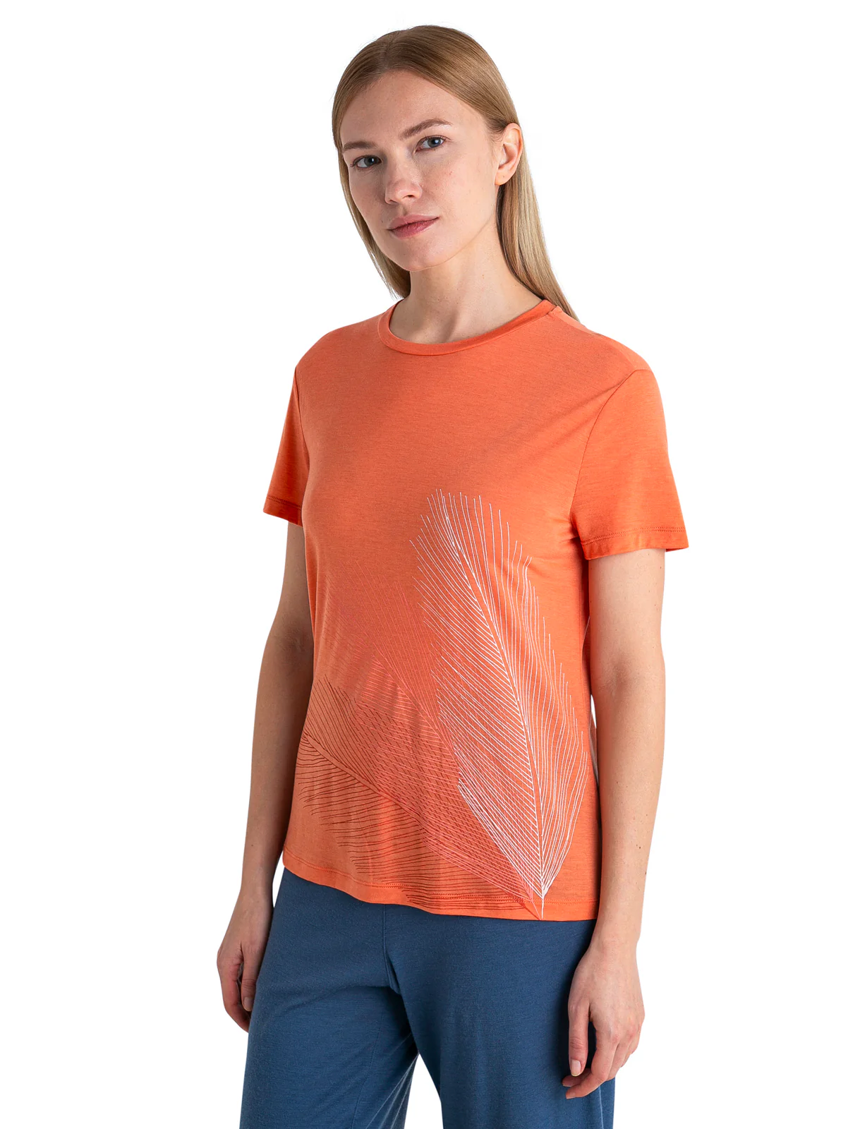 Women's Merino Blend Core Short Sleeve T-Shirt Plume