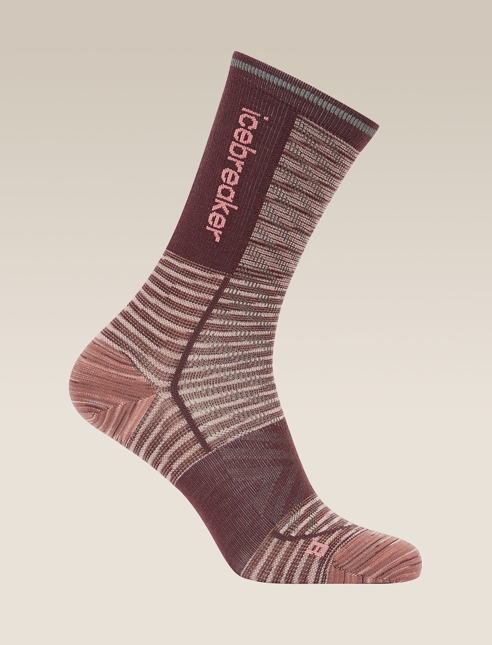 Women Run+ Crew Socks Fusion Dye - Image 4