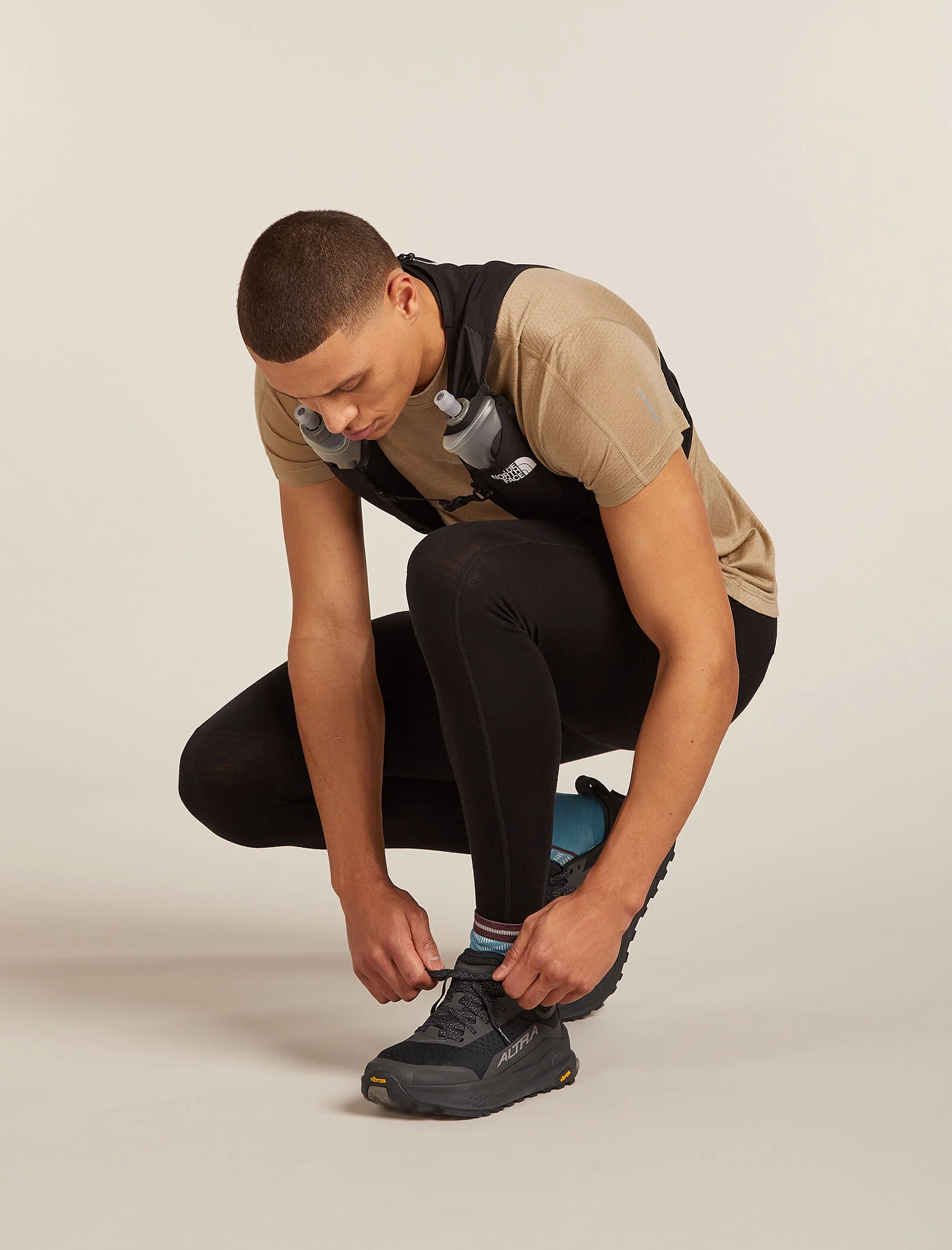 Men Run+ Mini Socks