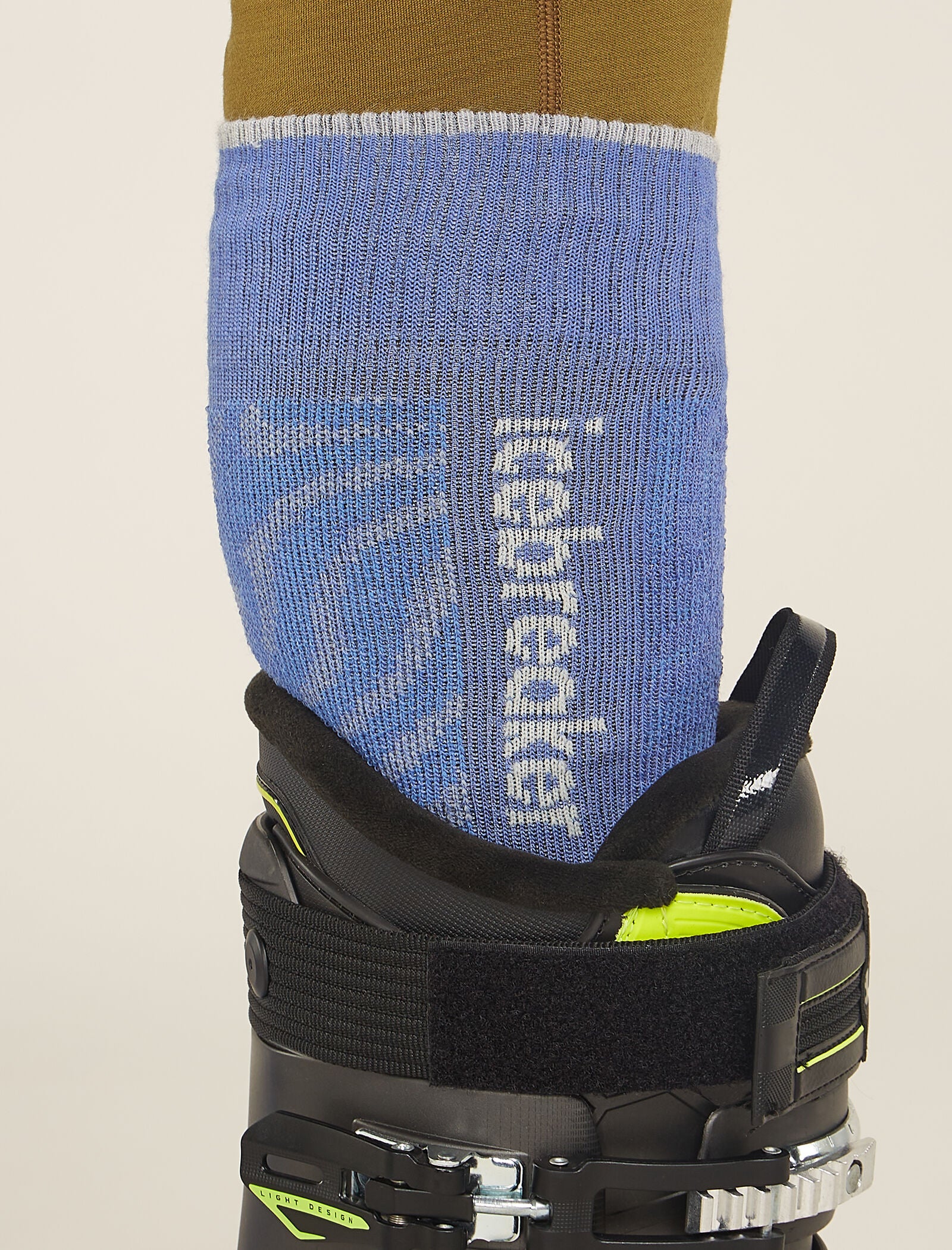 Men's Merino Blend Ski+ Medium Over The Calf Mountain Contour Socks