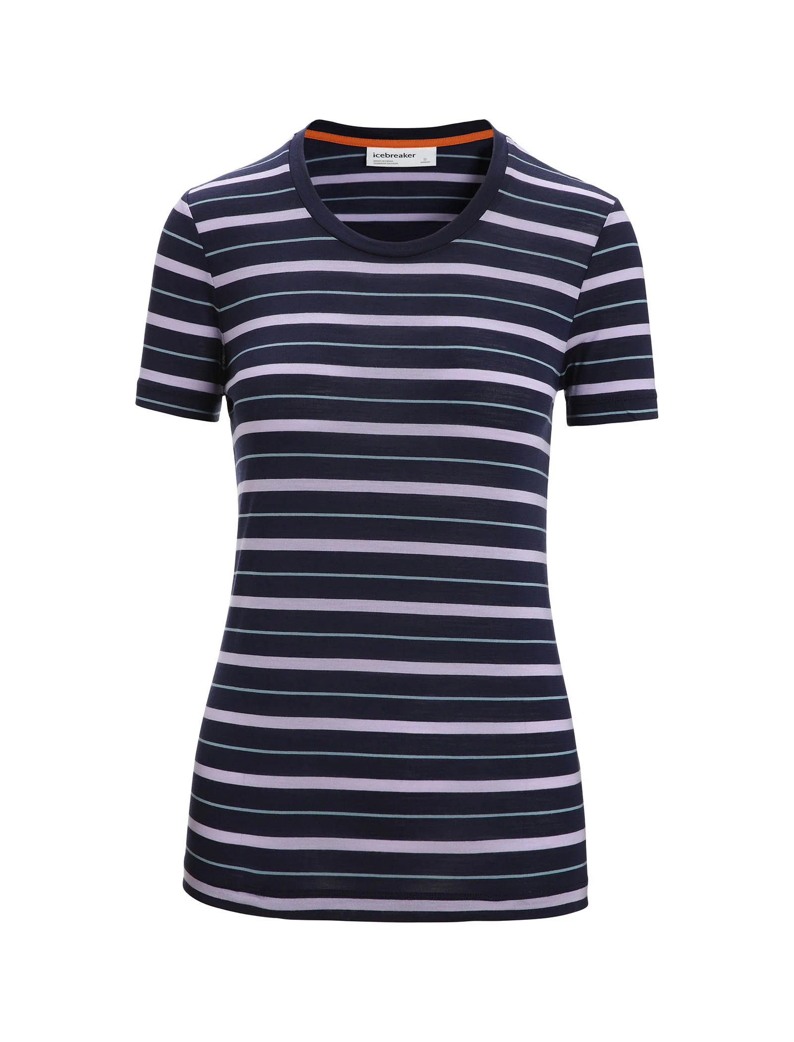 Women's Merino Blend Wave T-Shirt Stripe - Image 6