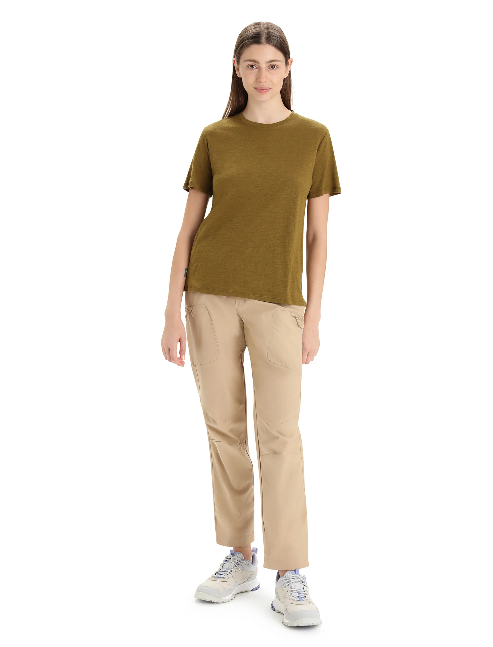 Women's Merino Linen Short Sleeve T-Shirt - Image 3