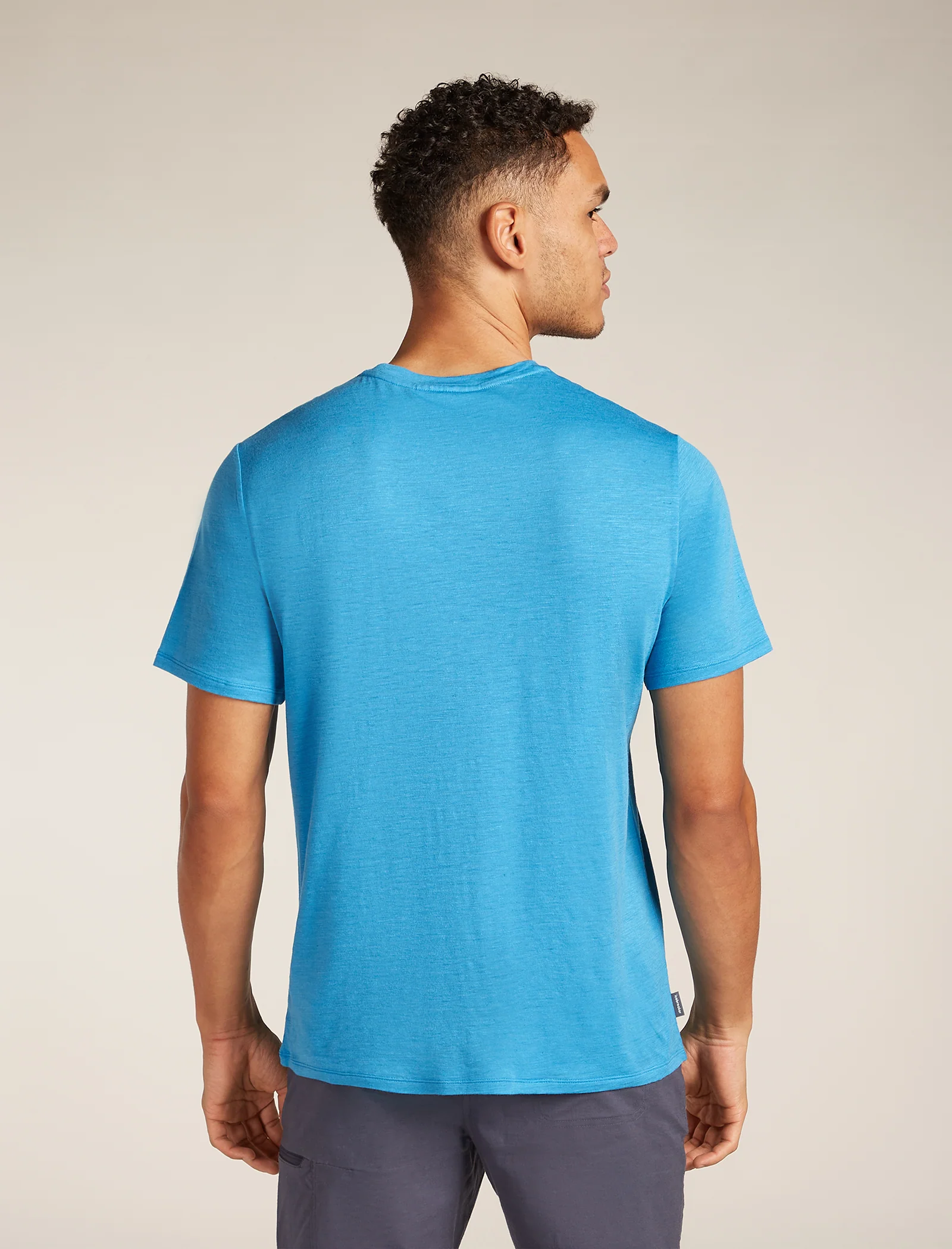 Men's Merino Linen Short Sleeve T-Shirt - Image 2