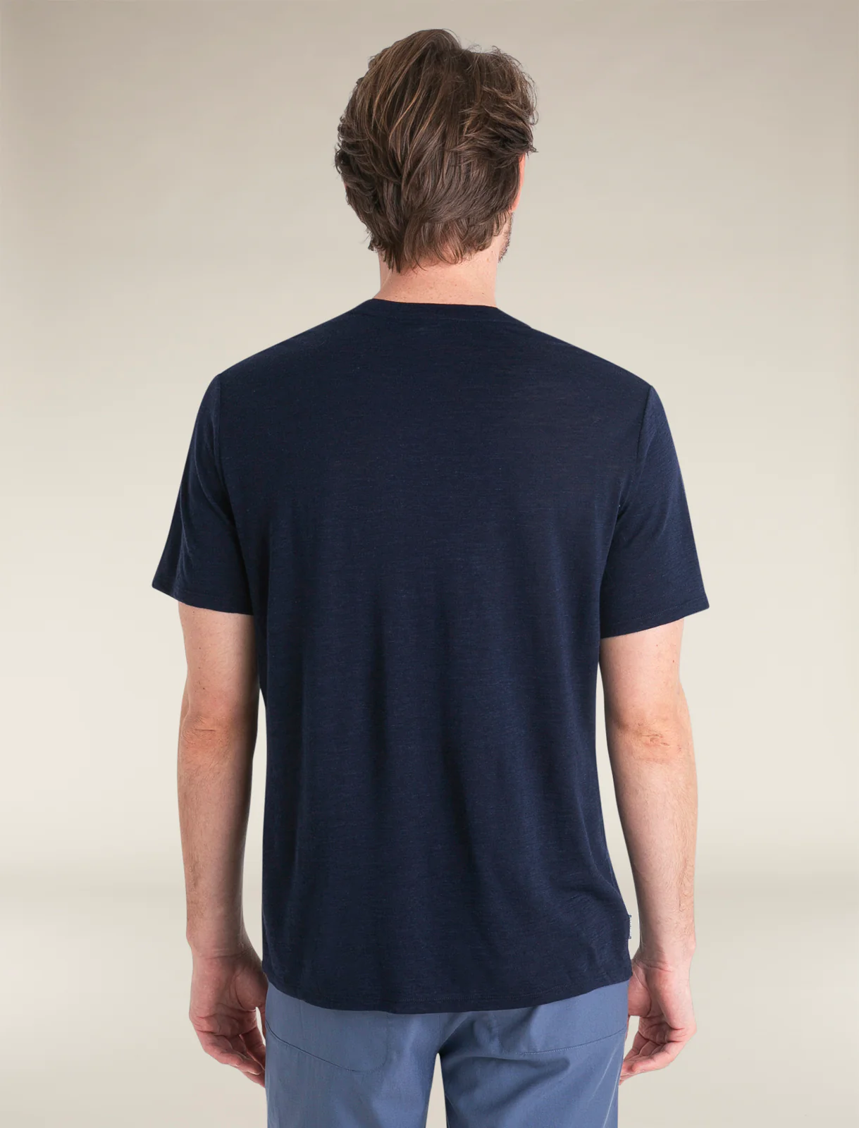 Men's Merino Linen Short Sleeve T-Shirt - Image 2