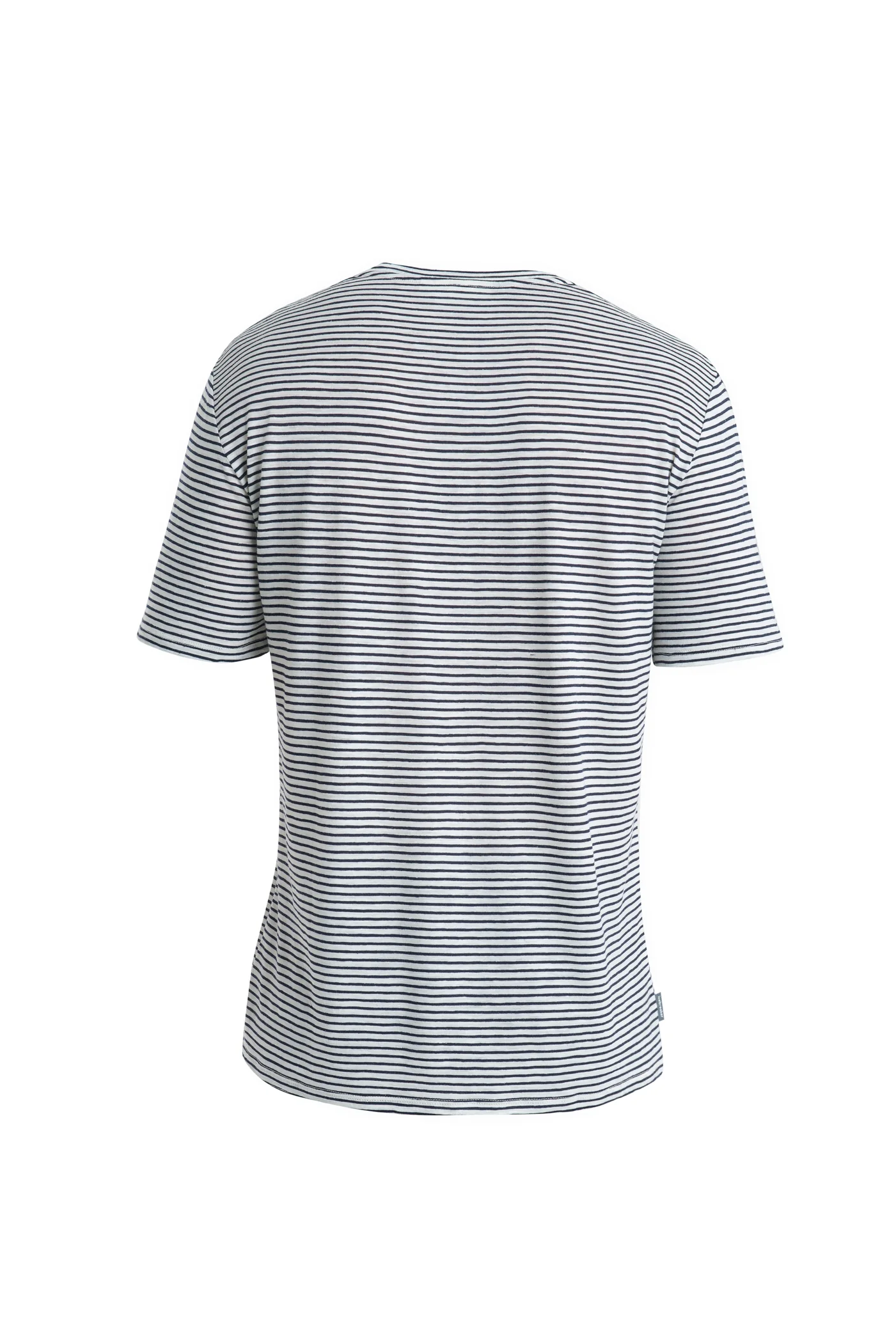 Men's Merino Linen T-Shirt Stripe - Image 7