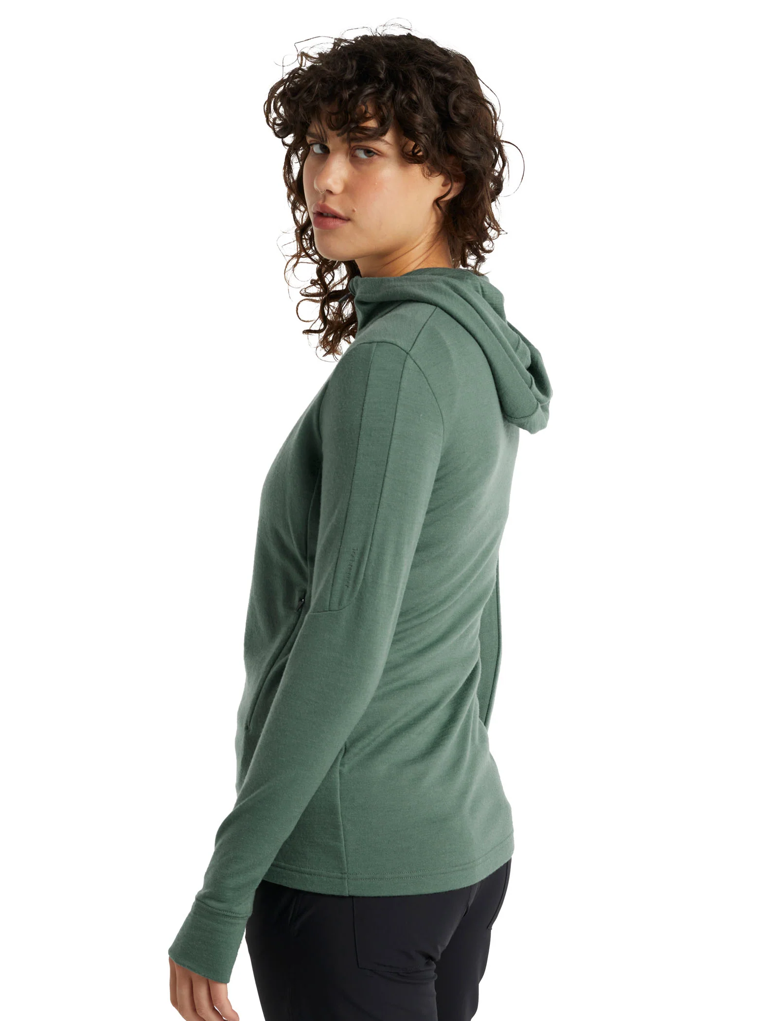 Women's Merino Quantum III Long Sleeve Zip Hoodie - Image 6