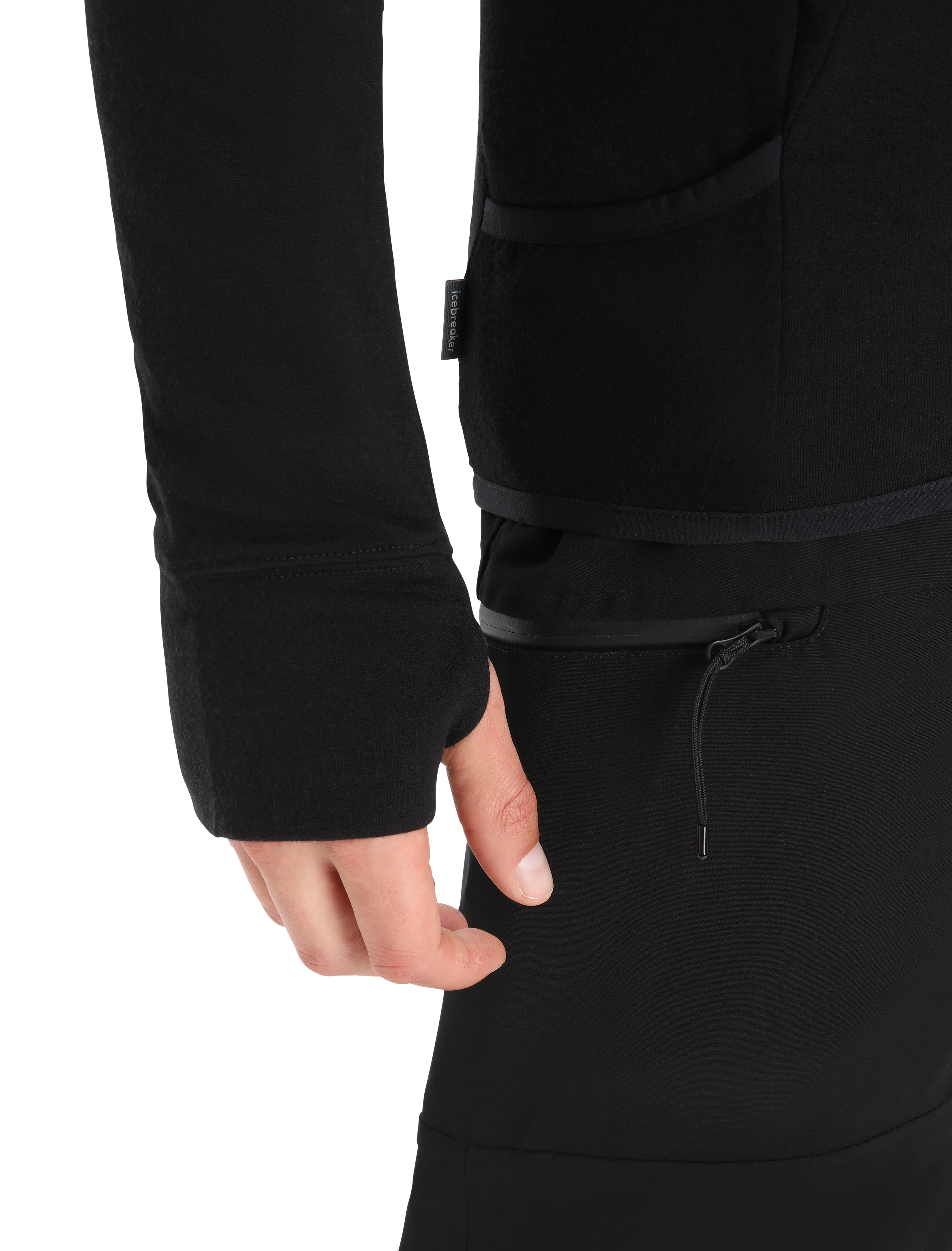 Men's Merino Quantum ZoneKnit⢠Long Sleeve Zip Hoodie - Image 8
