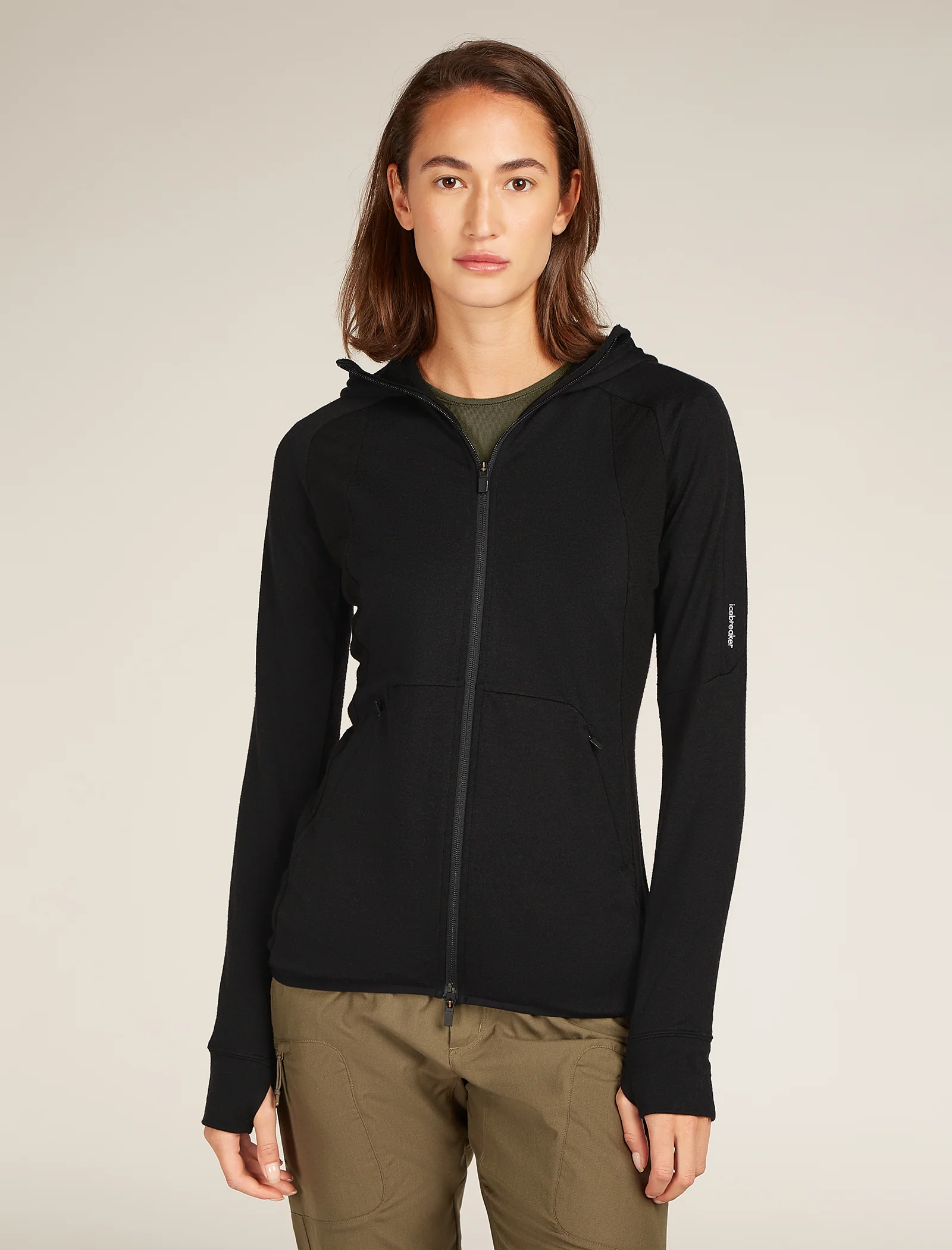 Women's Merino Quantum ZoneKnit⢠Long Sleeve Zip Hoodie