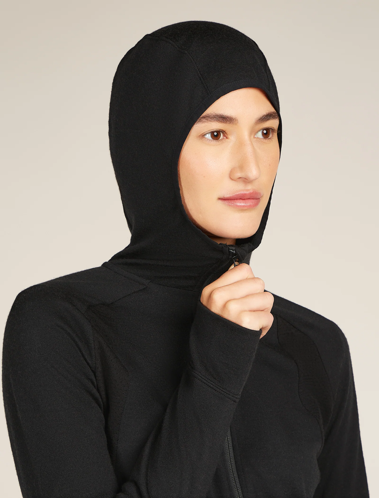 Women's Merino Quantum ZoneKnit⢠Long Sleeve Zip Hoodie - Image 13