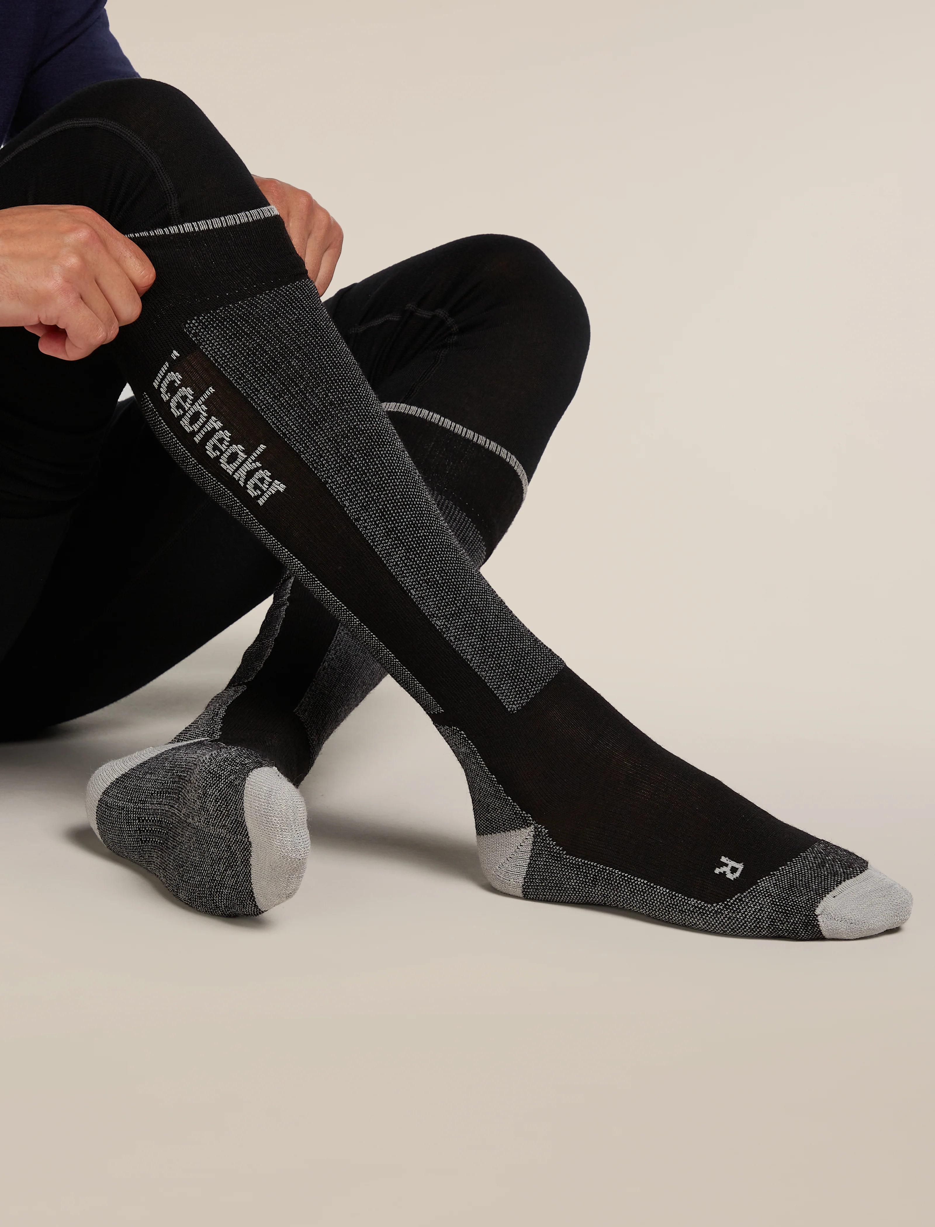 Men Ski+ Over the Calf Socks - Image 2