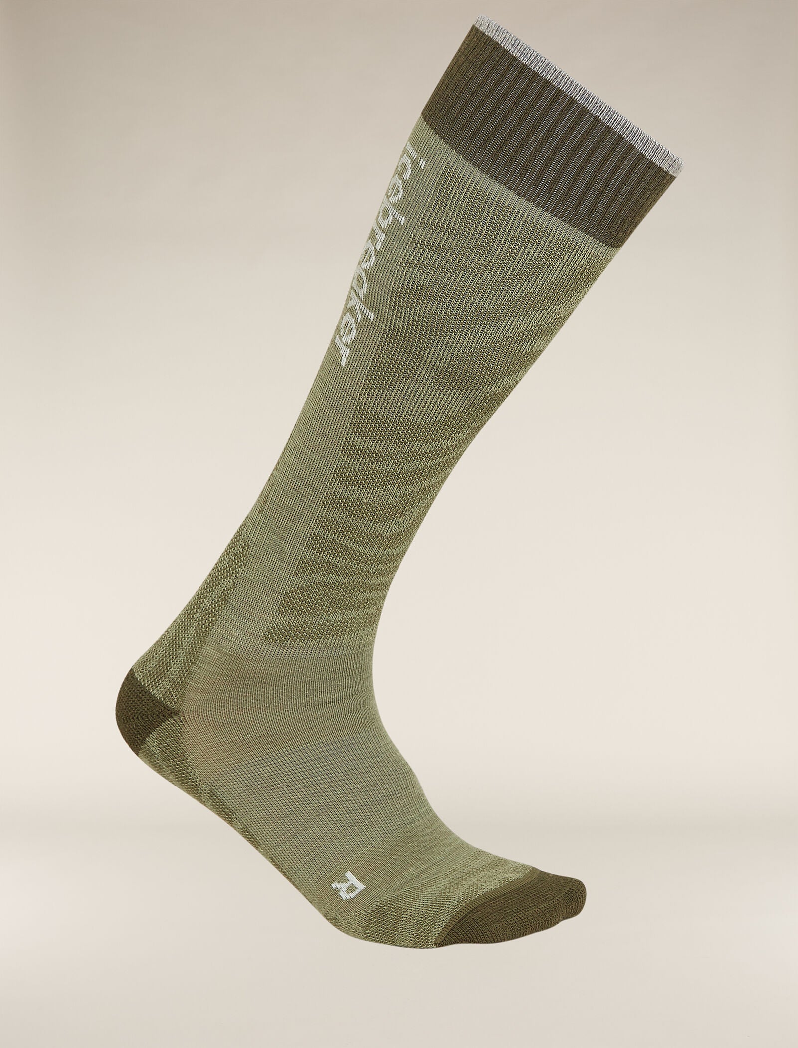 Women's Merino Ski+ Light Over The Calf Socks Mountain Contour - Image 4