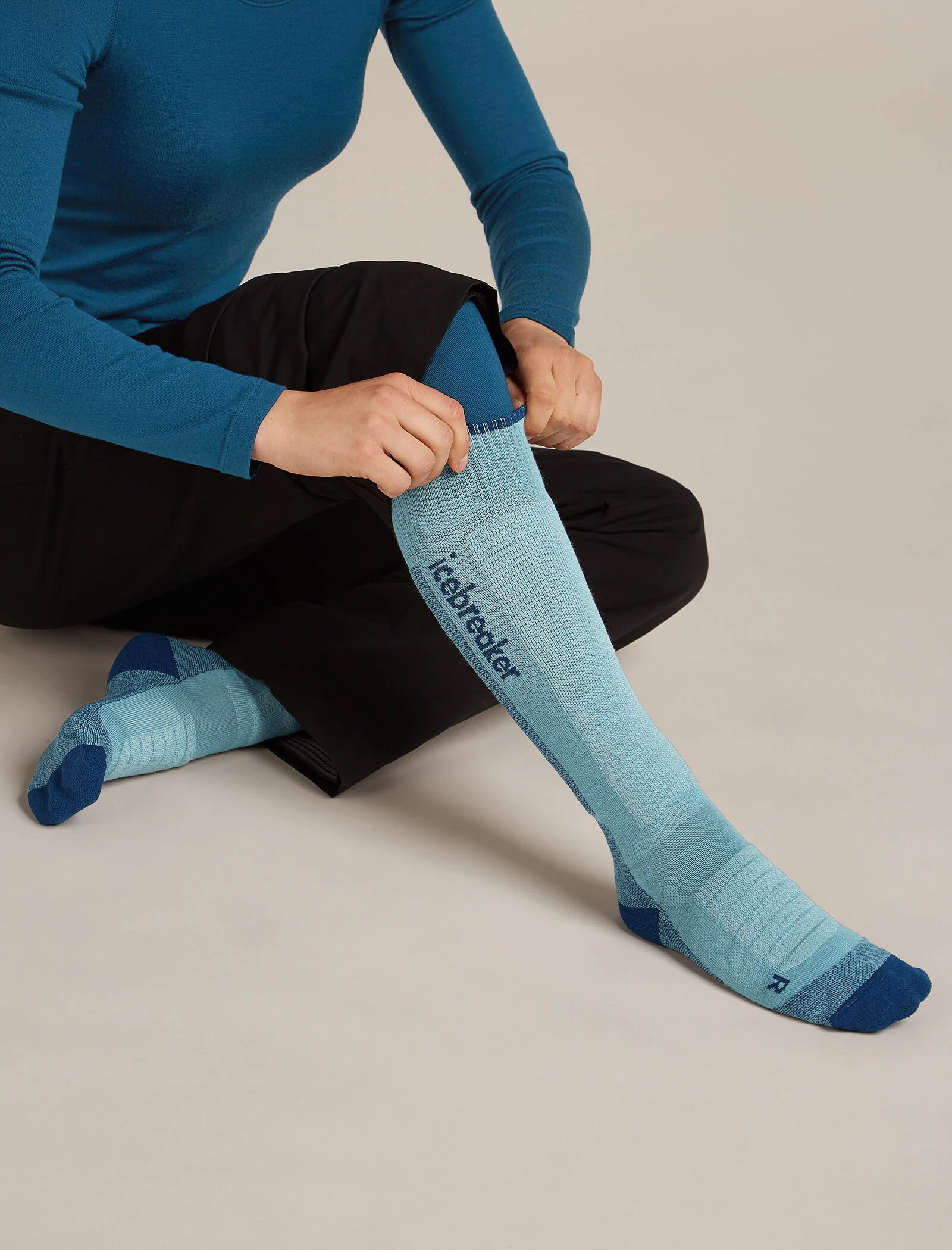 Women Ski+ Over the Calf Socks - Image 2