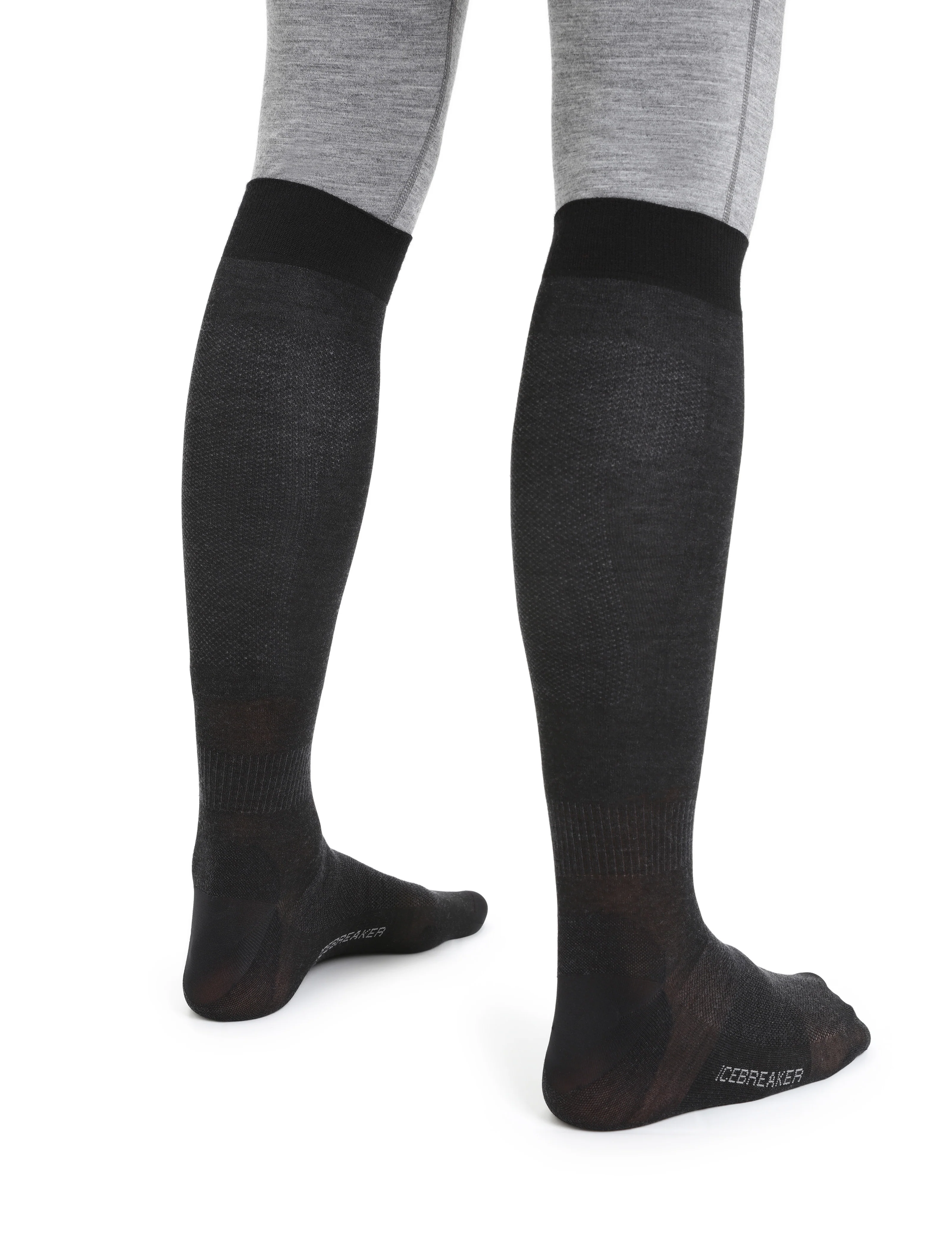 Men's Merino Snow Liner Over the Calf Socks - Image 3