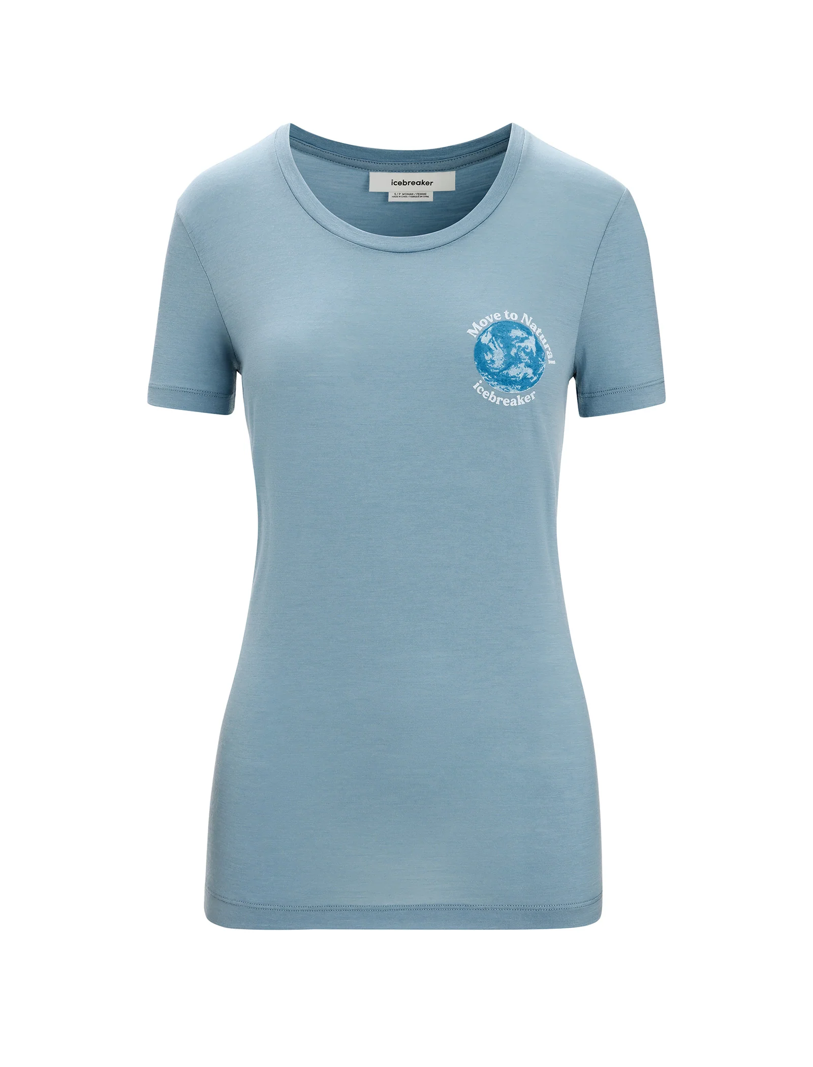 Women's Merino Tech Lite II Short Sleeve T-Shirt icebreaker Earth - Image 10