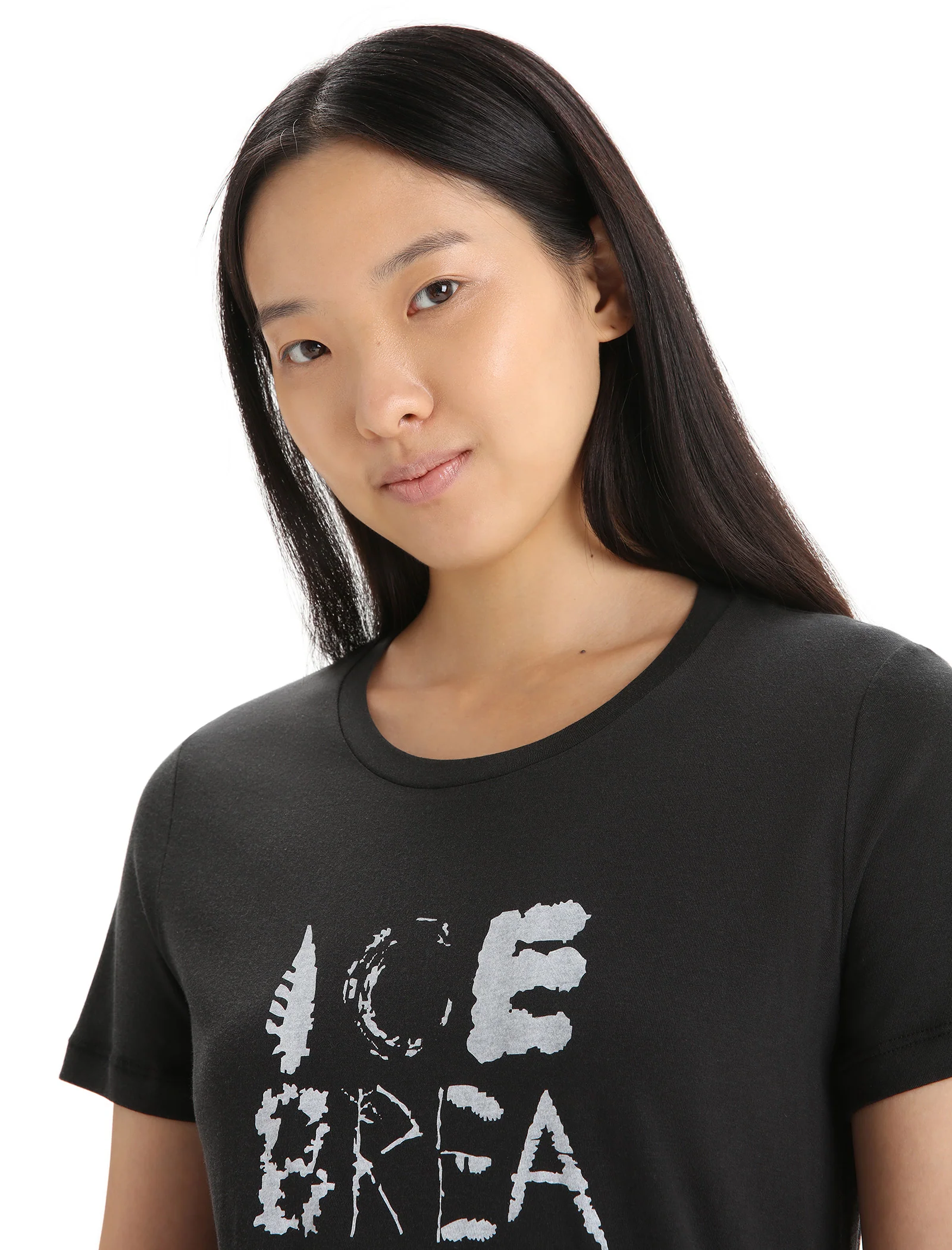 Women's Tencel Cotton Short Sleeve T-Shirt Natural - Image 4