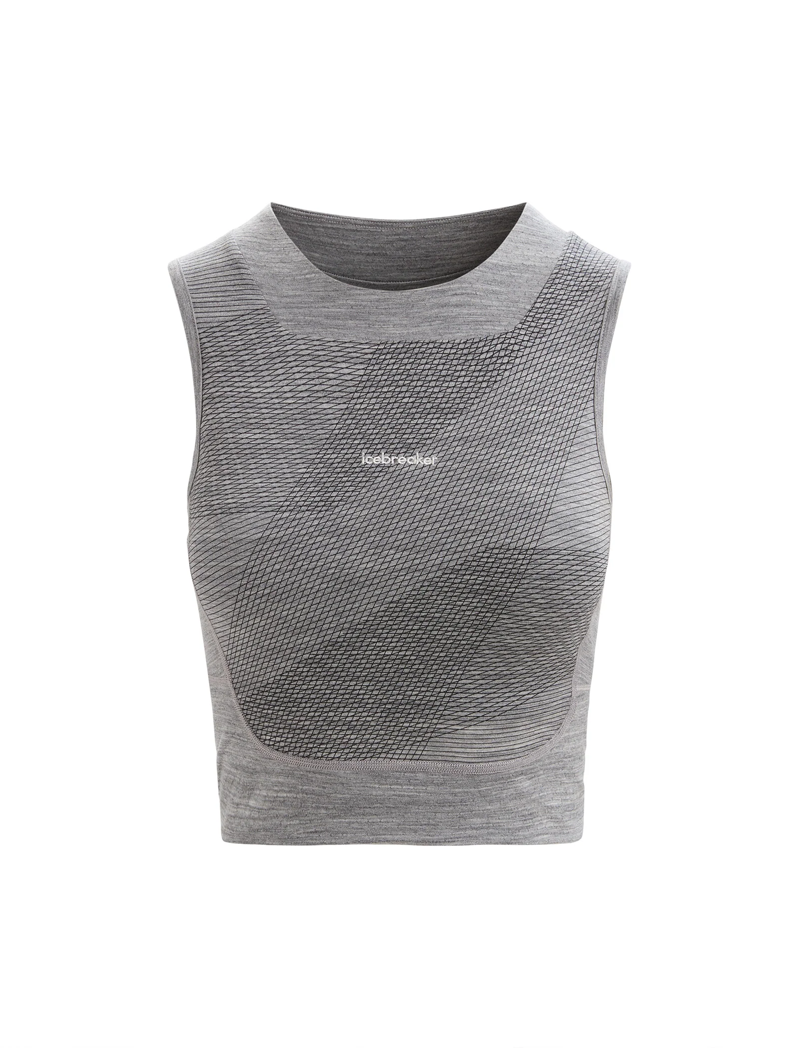 Women's ZoneKnit⢠Merino Cropped Bra-Tank Geodetic - Image 7