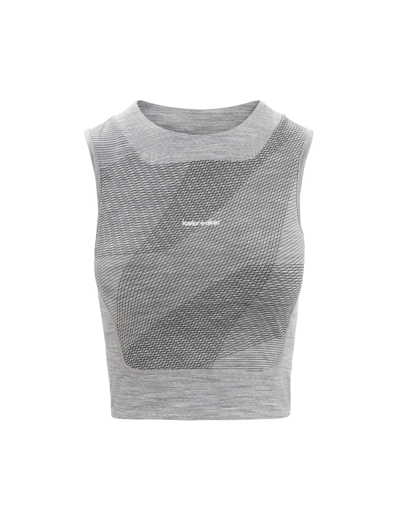 Women's ZoneKnit⢠Merino Cropped Bra-Tank Geodetic - Image 9
