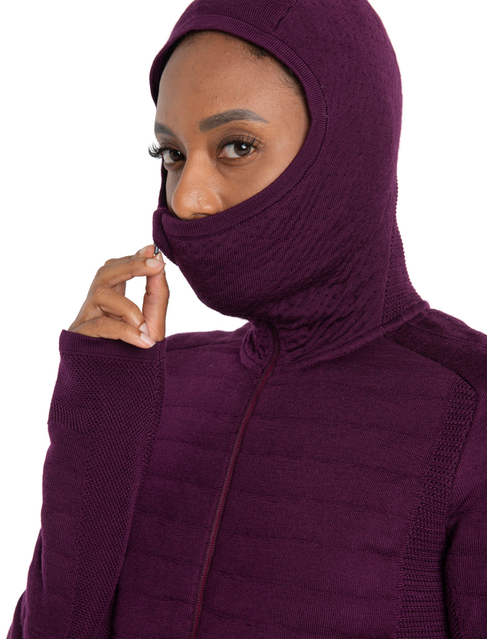 Women's ZoneKnit™ Merino Explore Long Sleeve Zip Hoodie - Image 8