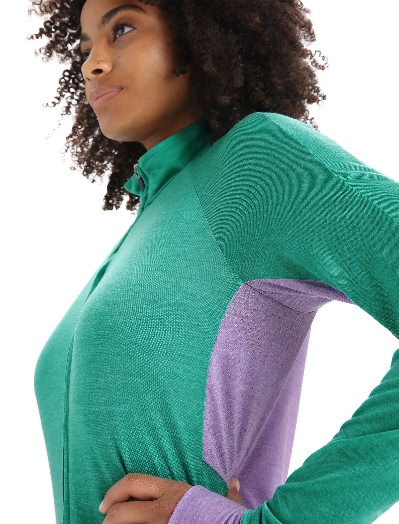Women's ZoneKnit™ Merino Long Sleeve Zip Jacket - Image 7